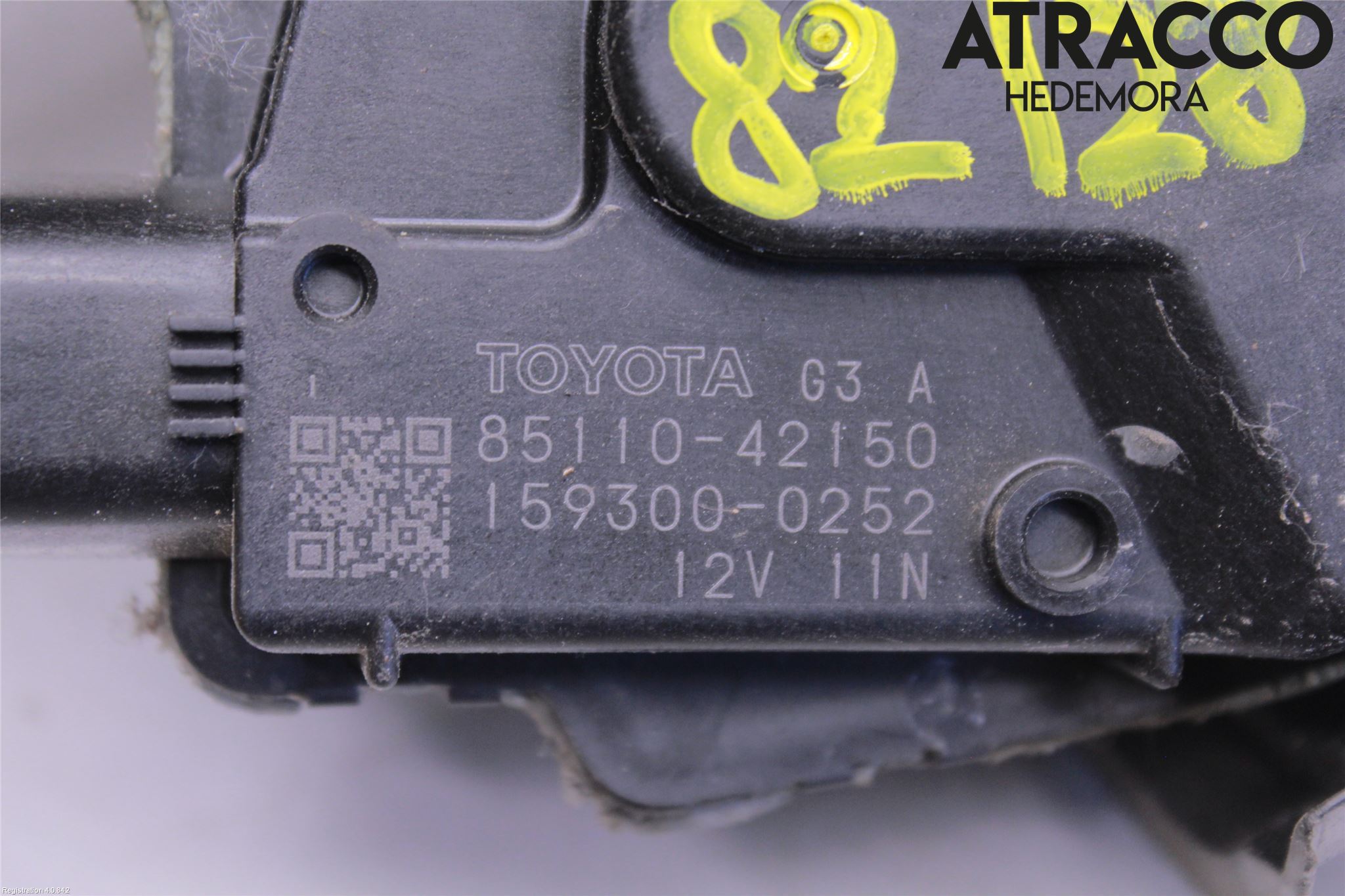 Toyota RAV 4 06-12 Torkarmotor Vindruta