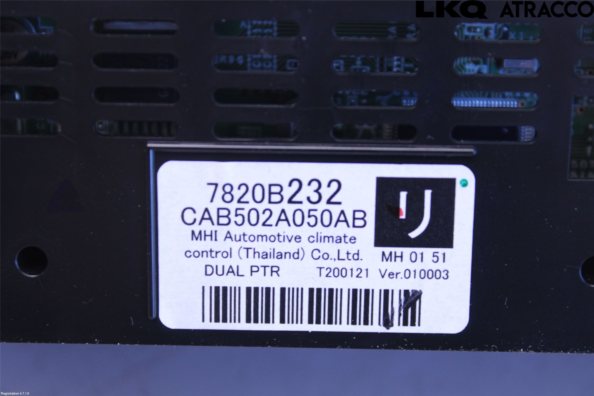 Mitsubishi OUTLANDER 13-21 Ac Styrenhet Ac Manöveren