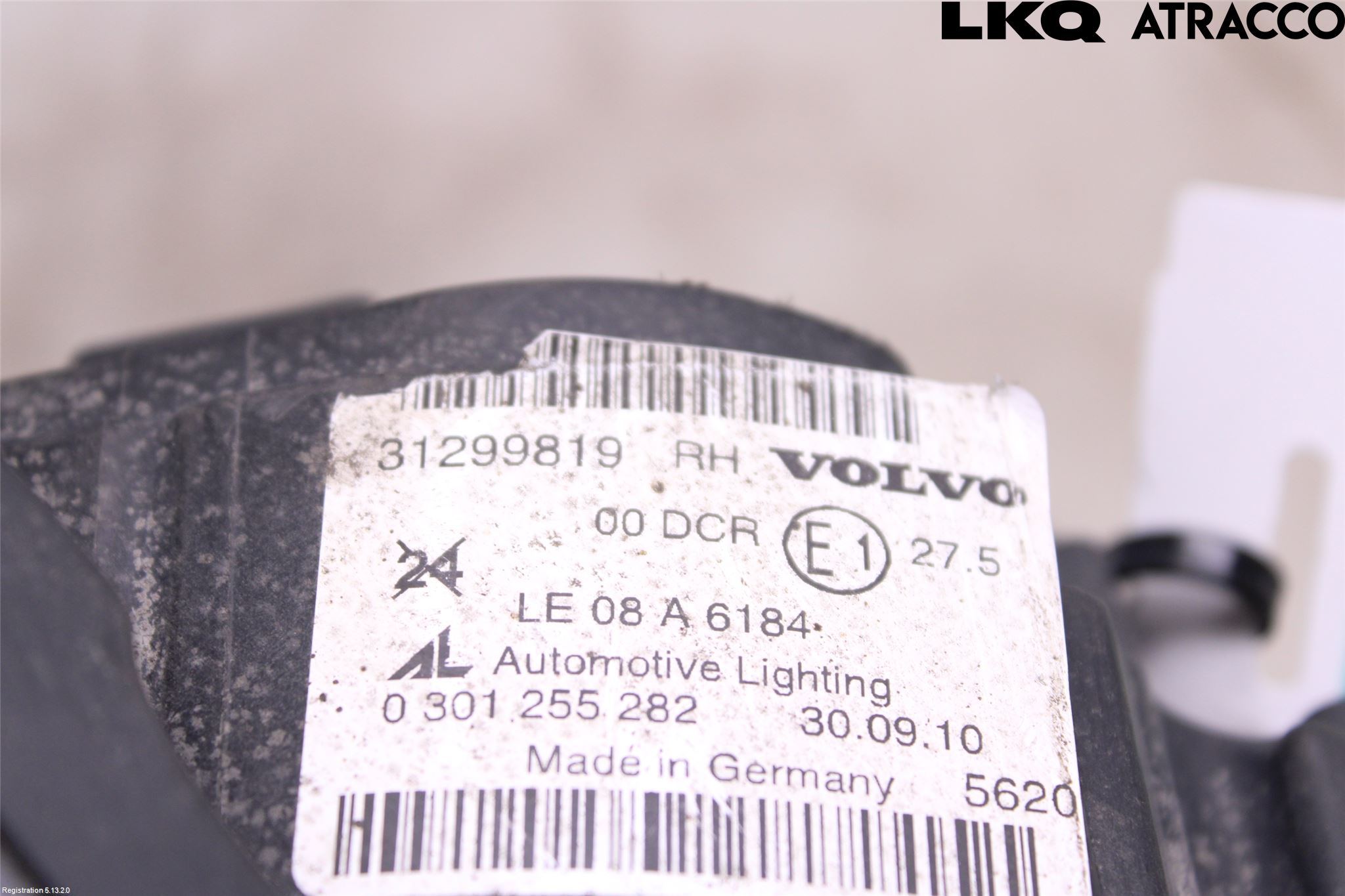 Volvo C30 10-13 Strålkastare Höger