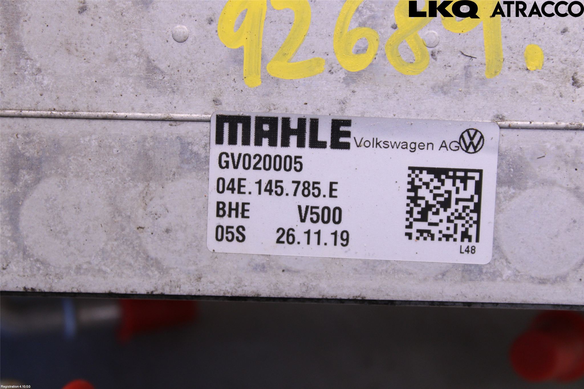 Audi A3/S3 8V 13-20 Laddluft-Intercooler Kyl