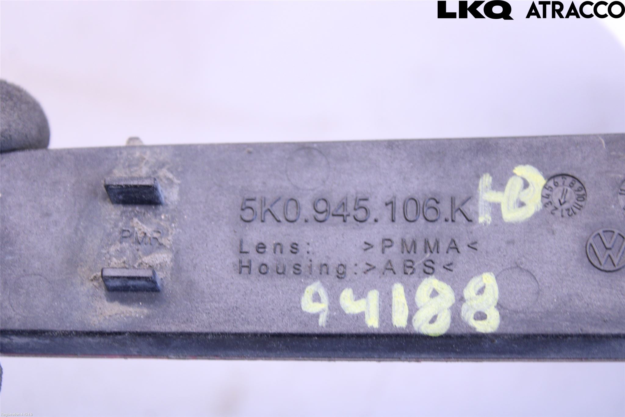 Volkswagen VW GOLF VI 09-13 Dimljus/Reflex Bak