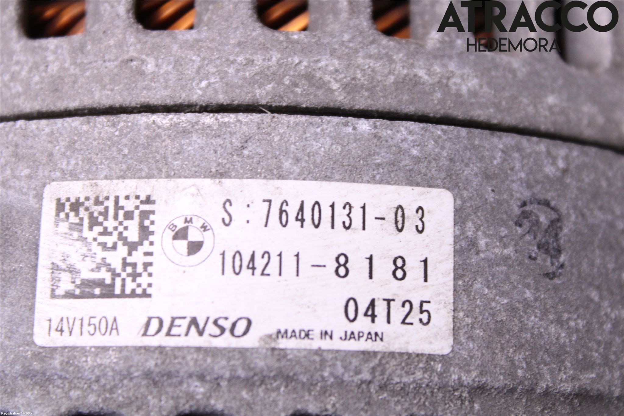 BMW 3 F30/F31/F80 12-19 Generator