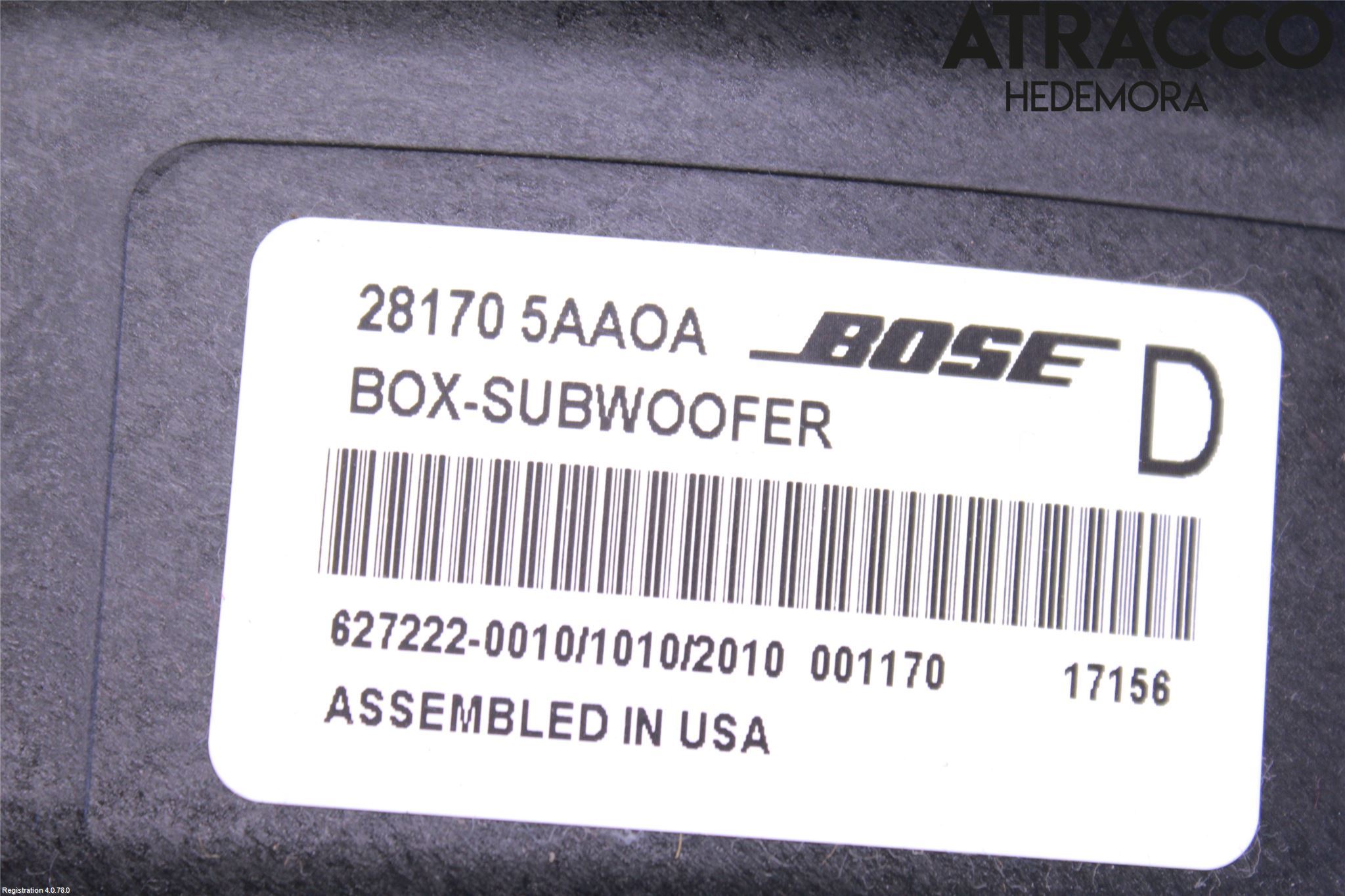 Nissan QASHQAI 17-21 Högtalare