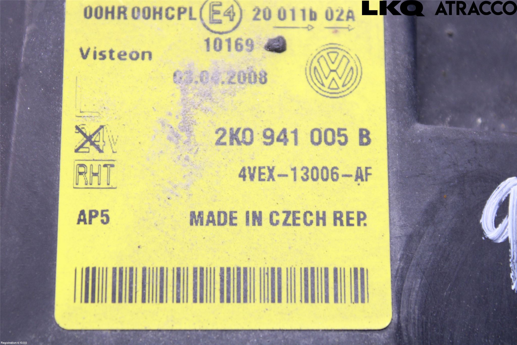 Volkswagen VW CADDY      04-10 Strålkastare Vänster