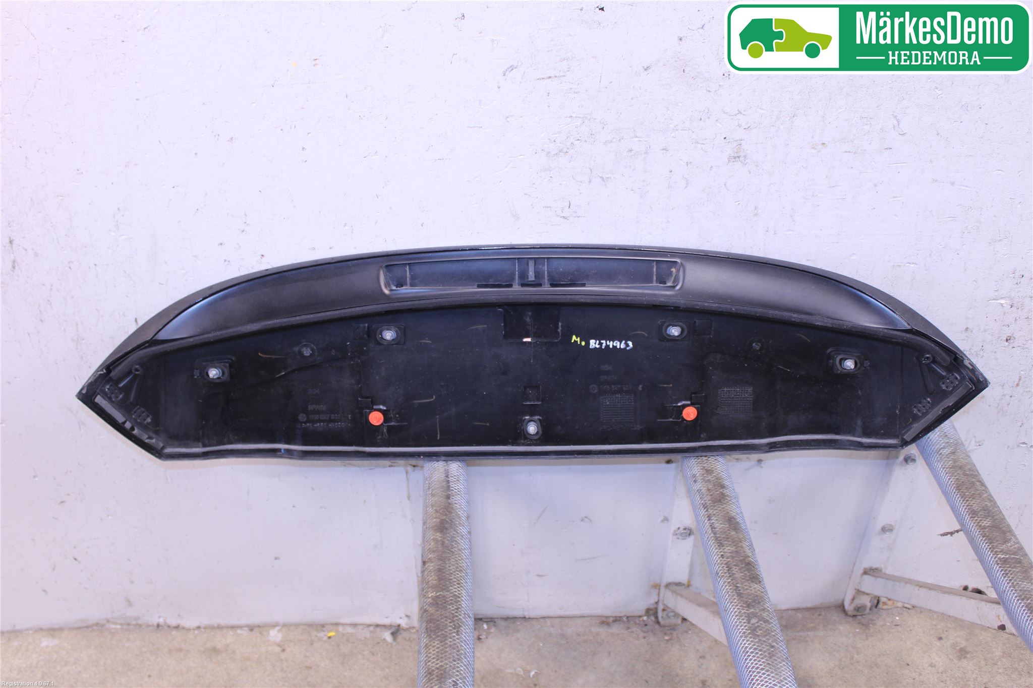 Volkswagen VW SCIROCCO 09-17 Spoiler Baklucka