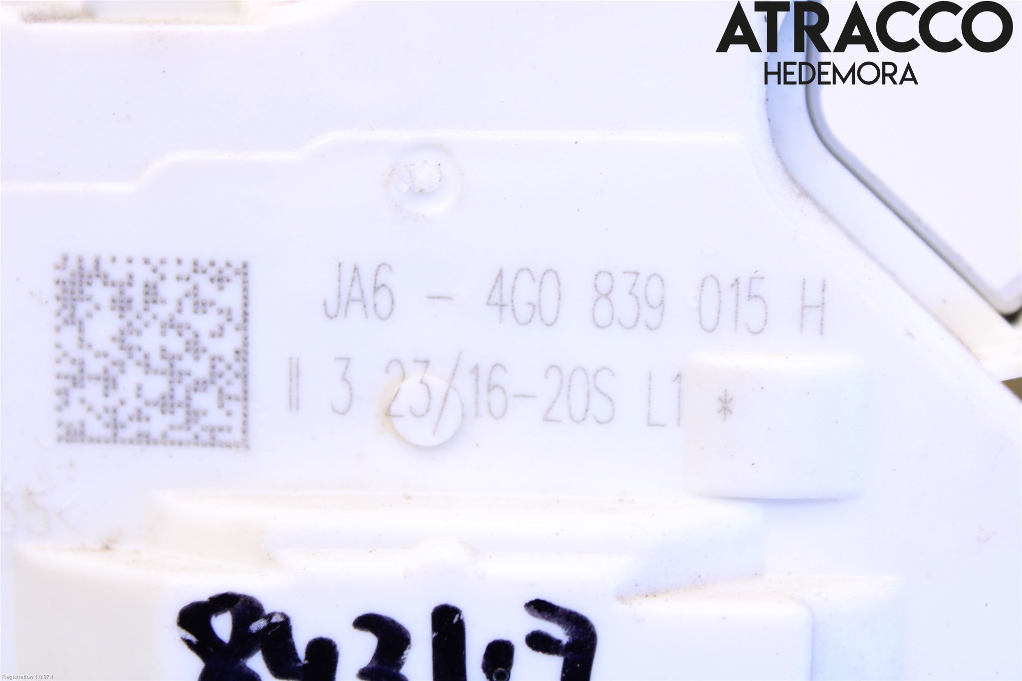 Audi A4/S4 B9 16-19 Låskista-Dörrlås