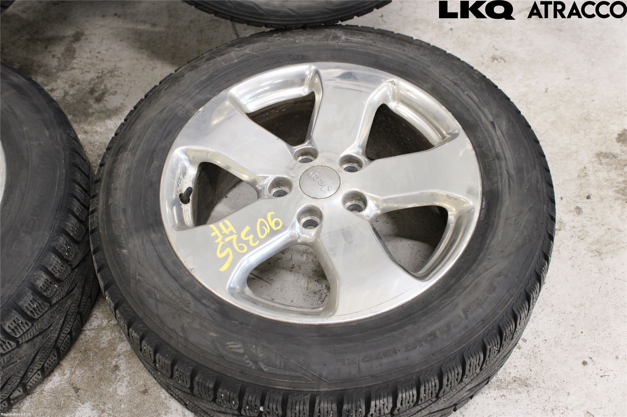 Jeep GRAND CHEROKEE 10-20 Vinterdäck Alumfälg 4St