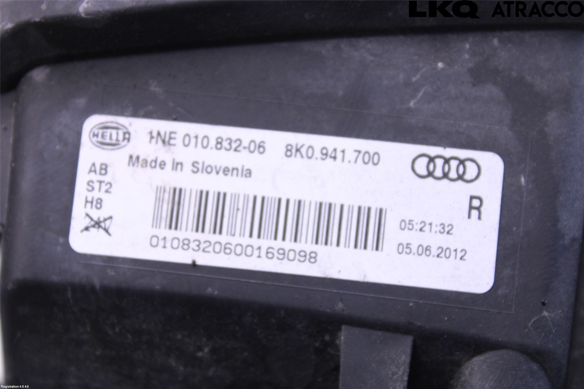 Audi A4 12-15 Dimljus-Varselljus Fram