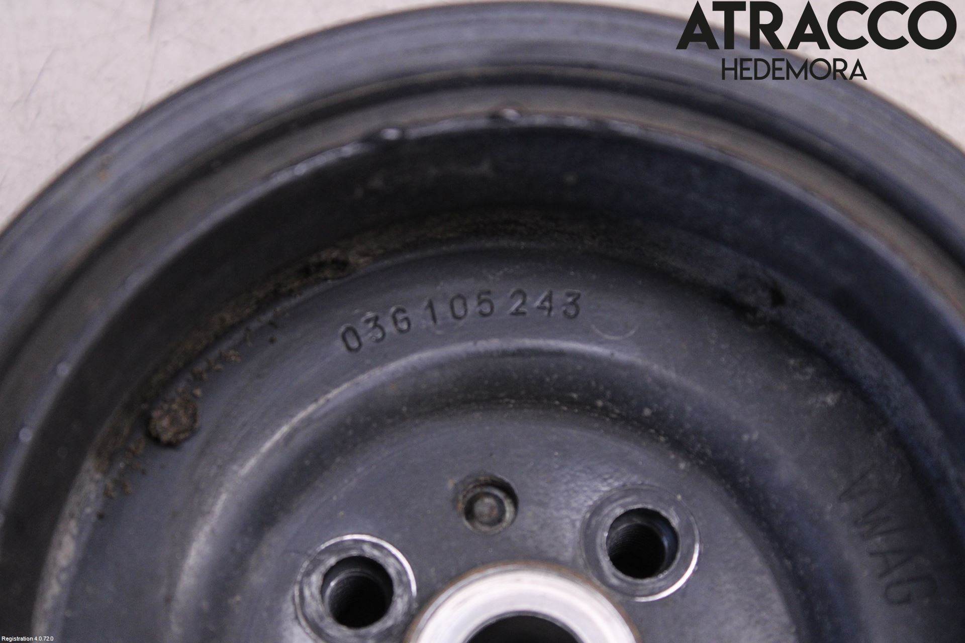 Volkswagen VW GOLF / E-GOLF VII 13-20 Remskiva