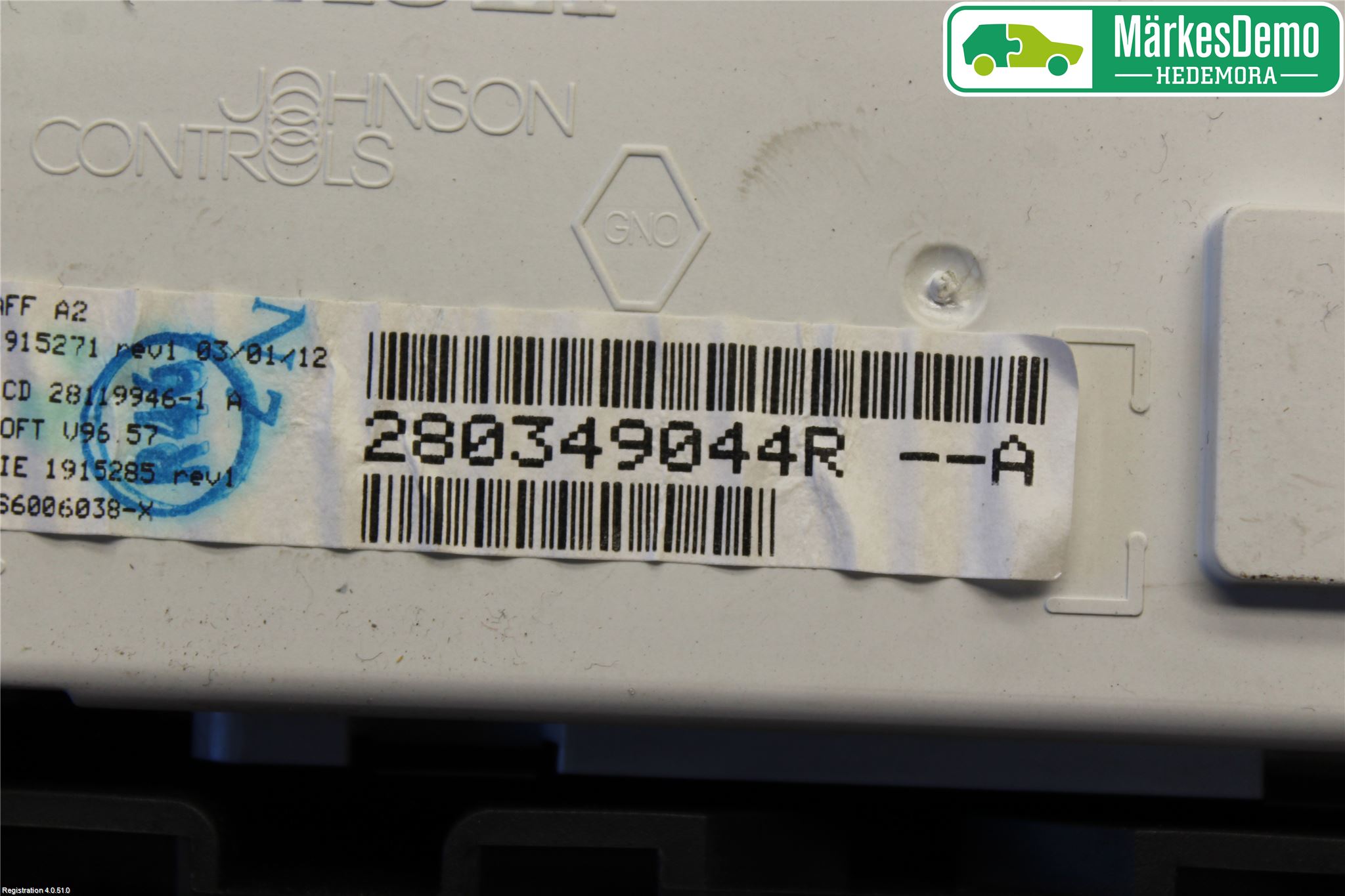 Renault MEGANE III 09-15 Färddator