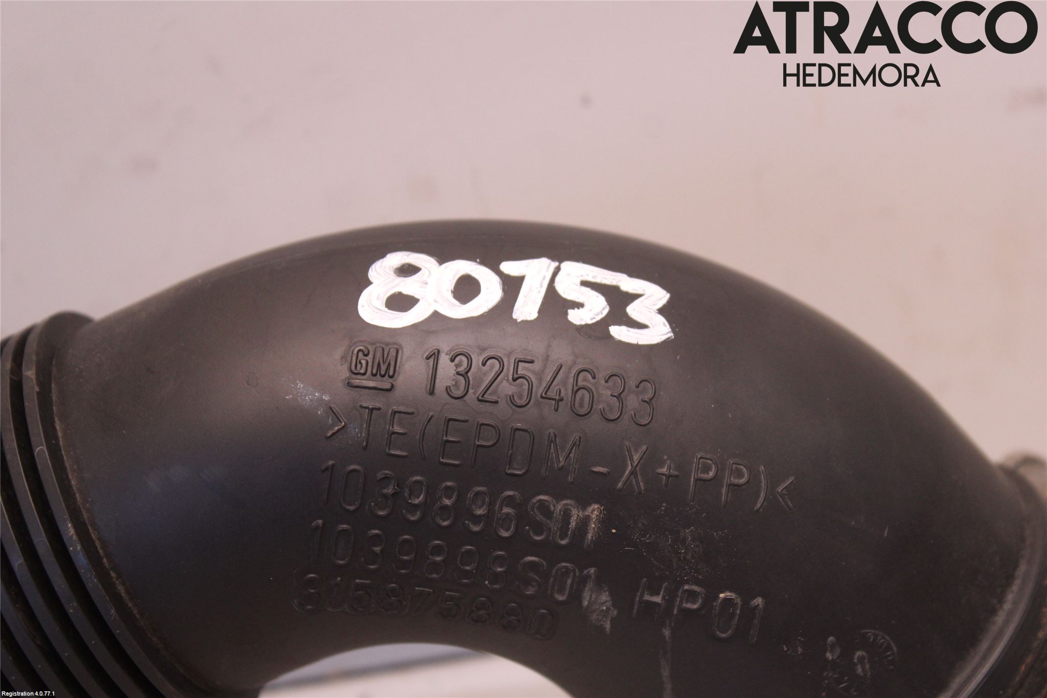 Opel ASTRA J 10-15 Injgummibälg-Slang