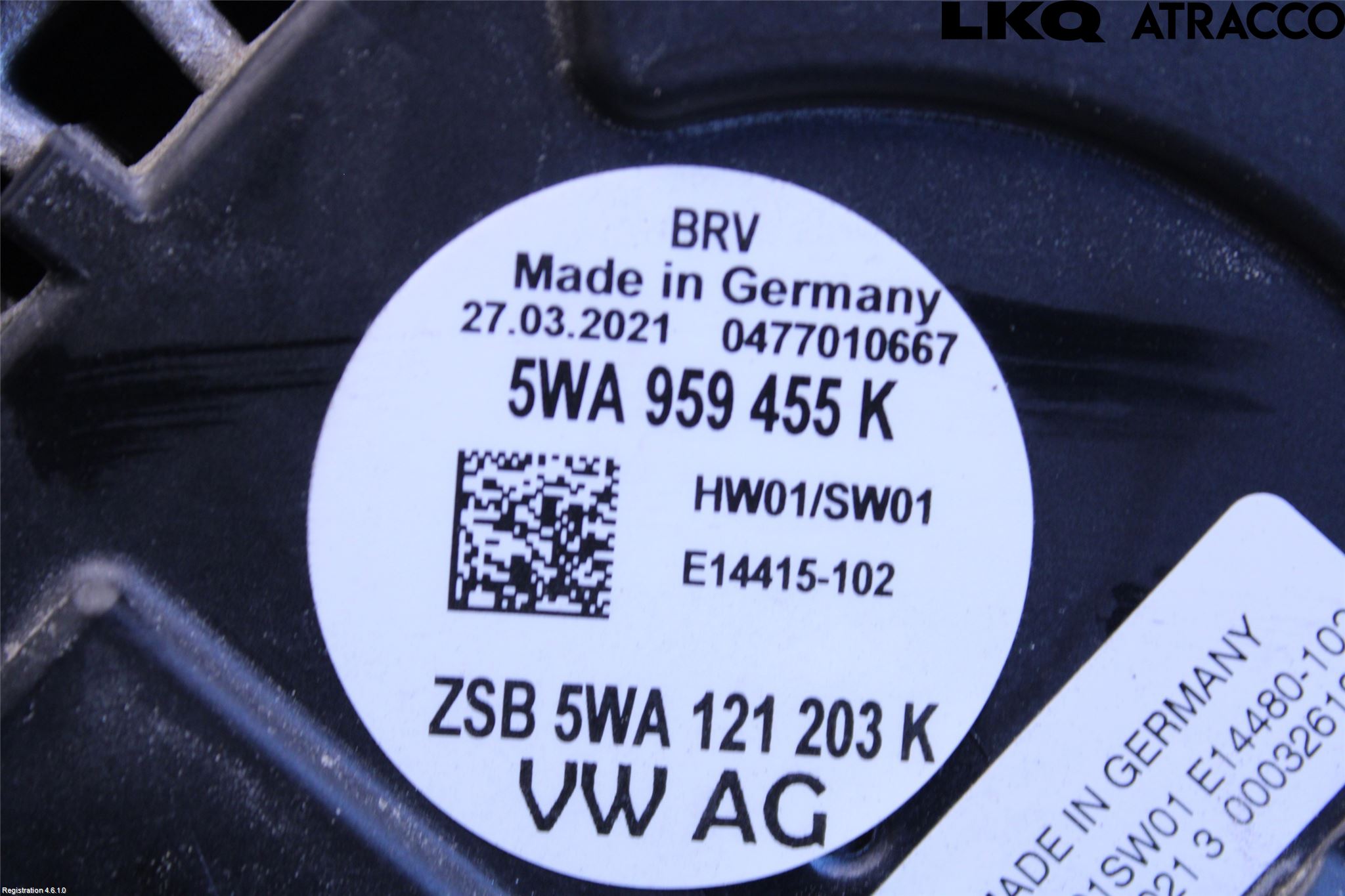 Audi Q3 F3 19- Kylfläkt El