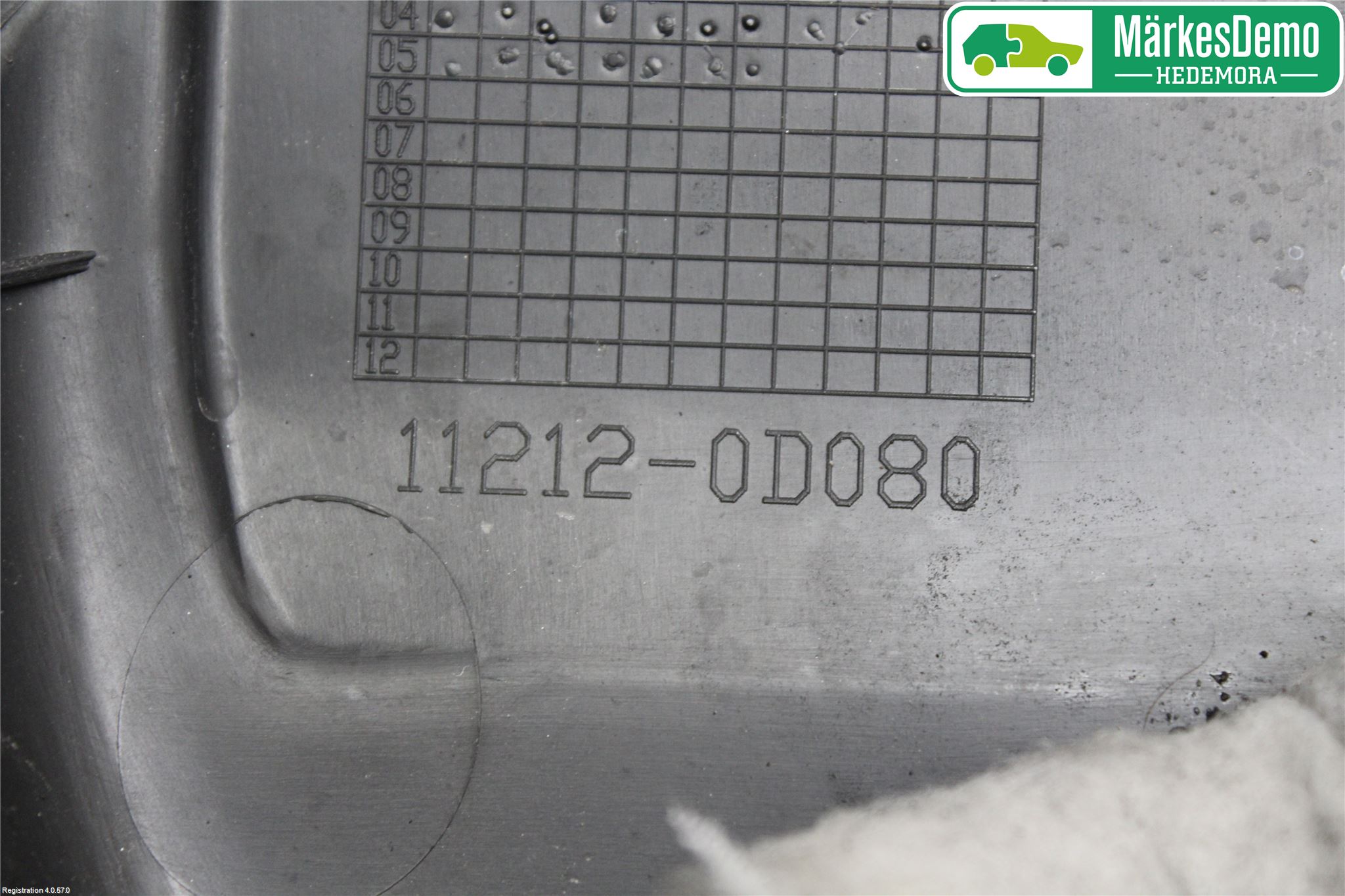 Toyota COROLLA VERSO 04-07 Motorkåpa