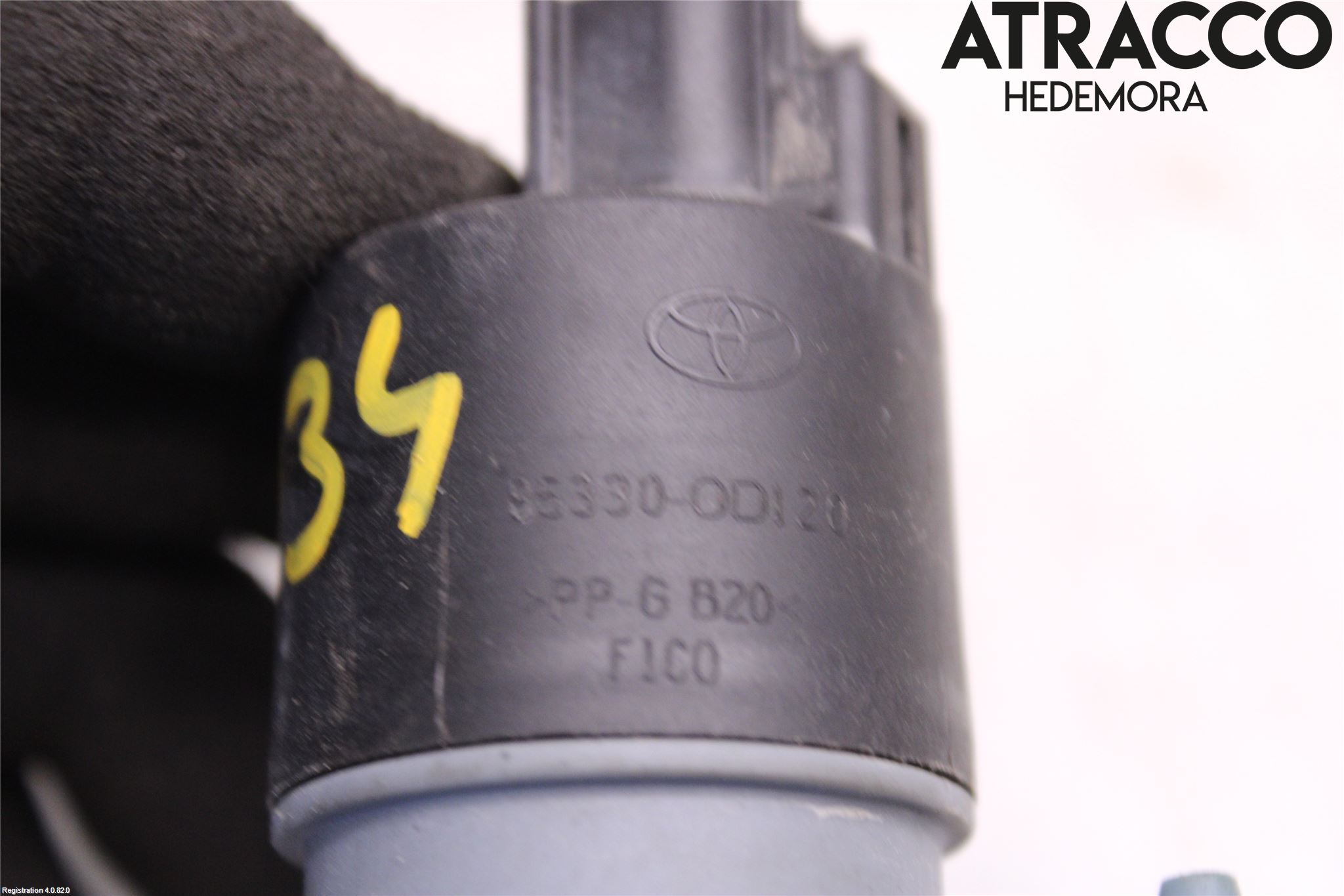 Toyota YARIS XP130 15-20 Spolarpump Vindruta
