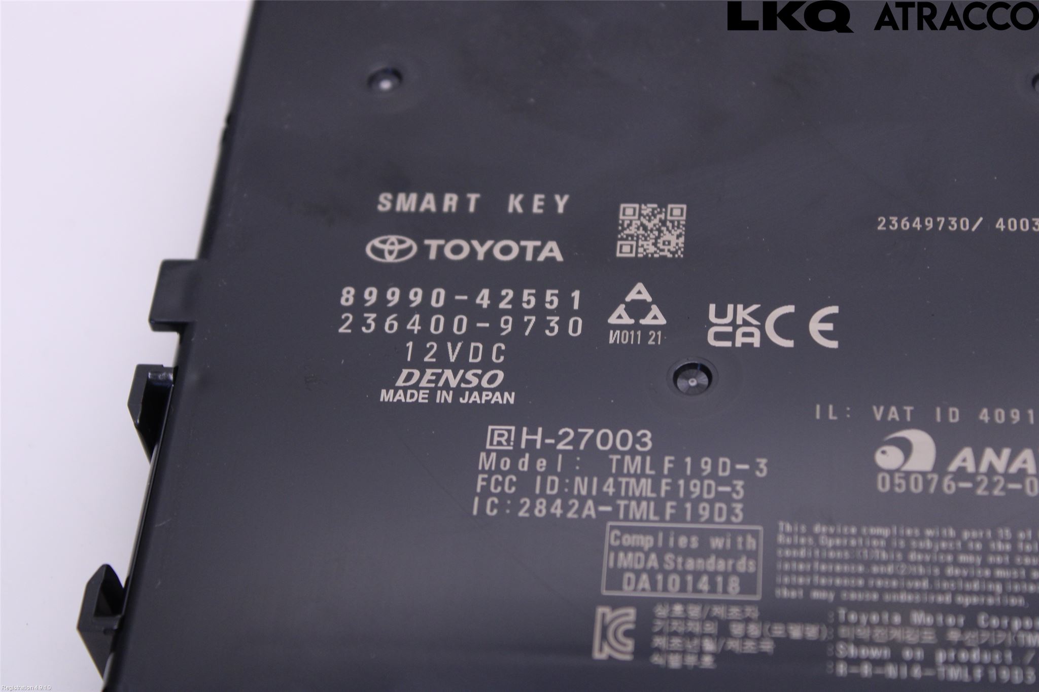 Toyota RAV4 19- Styrenhet Övrigt