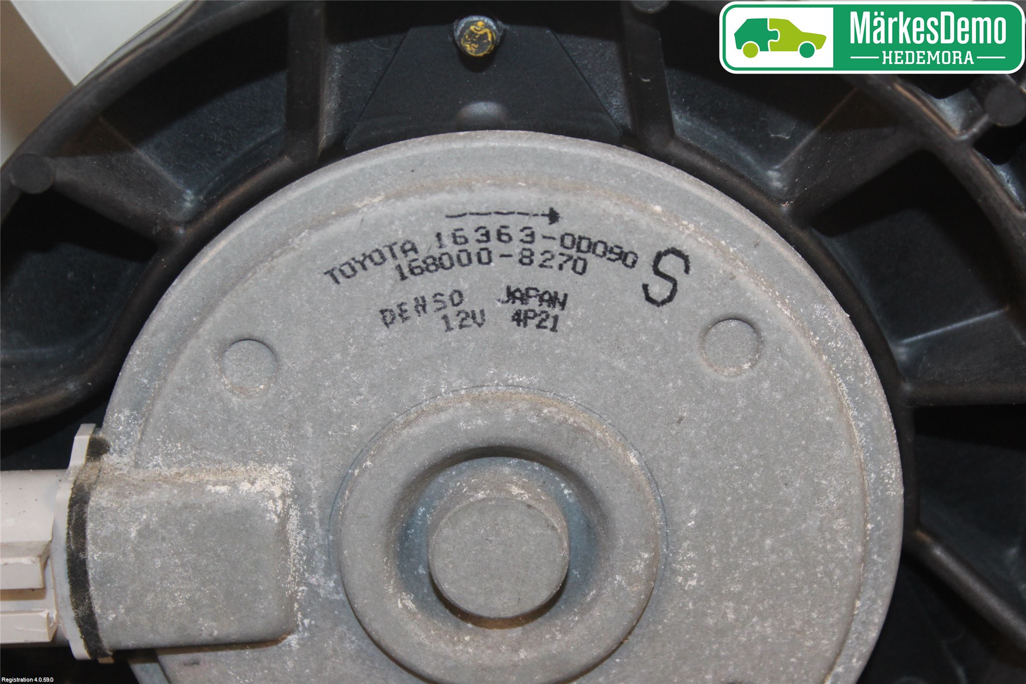 Toyota YARIS XP130 12-14 Kylfläkt El
