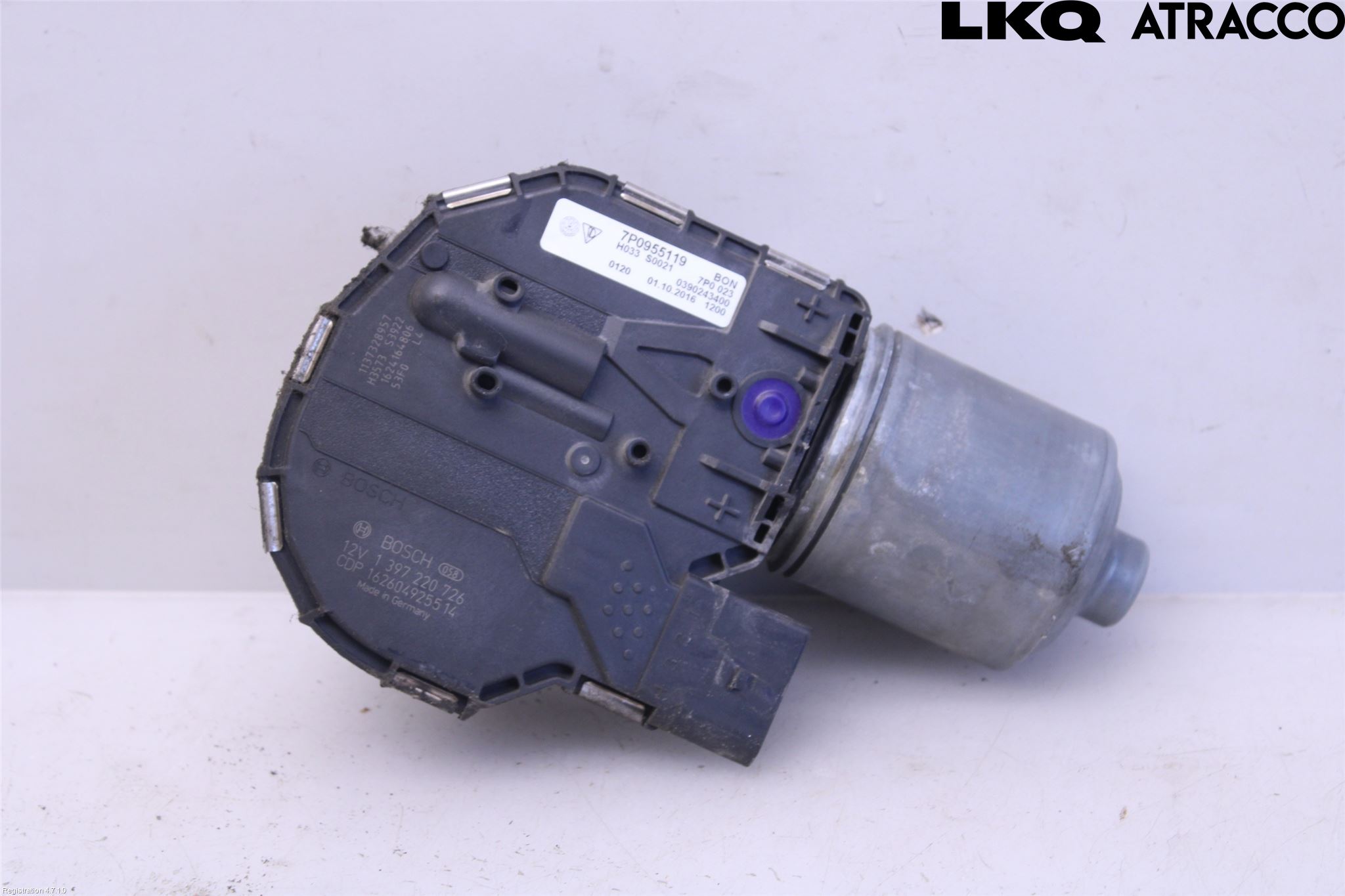 Volkswagen VW TOUAREG 7P 11-18 Torkarmotor Vindruta