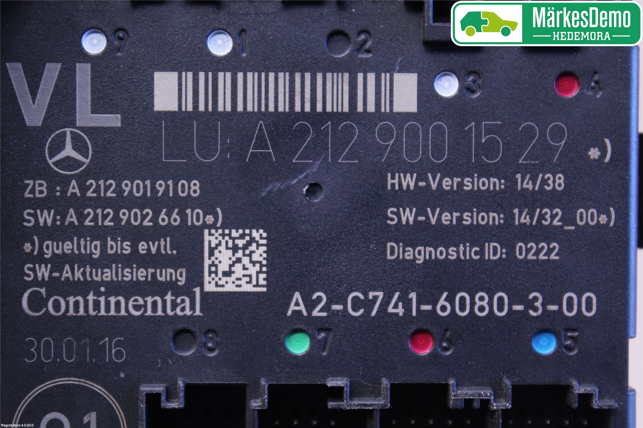 Mercedes-Benz MB E-KLASS (W212) 09-16 Styrenhet Dörr