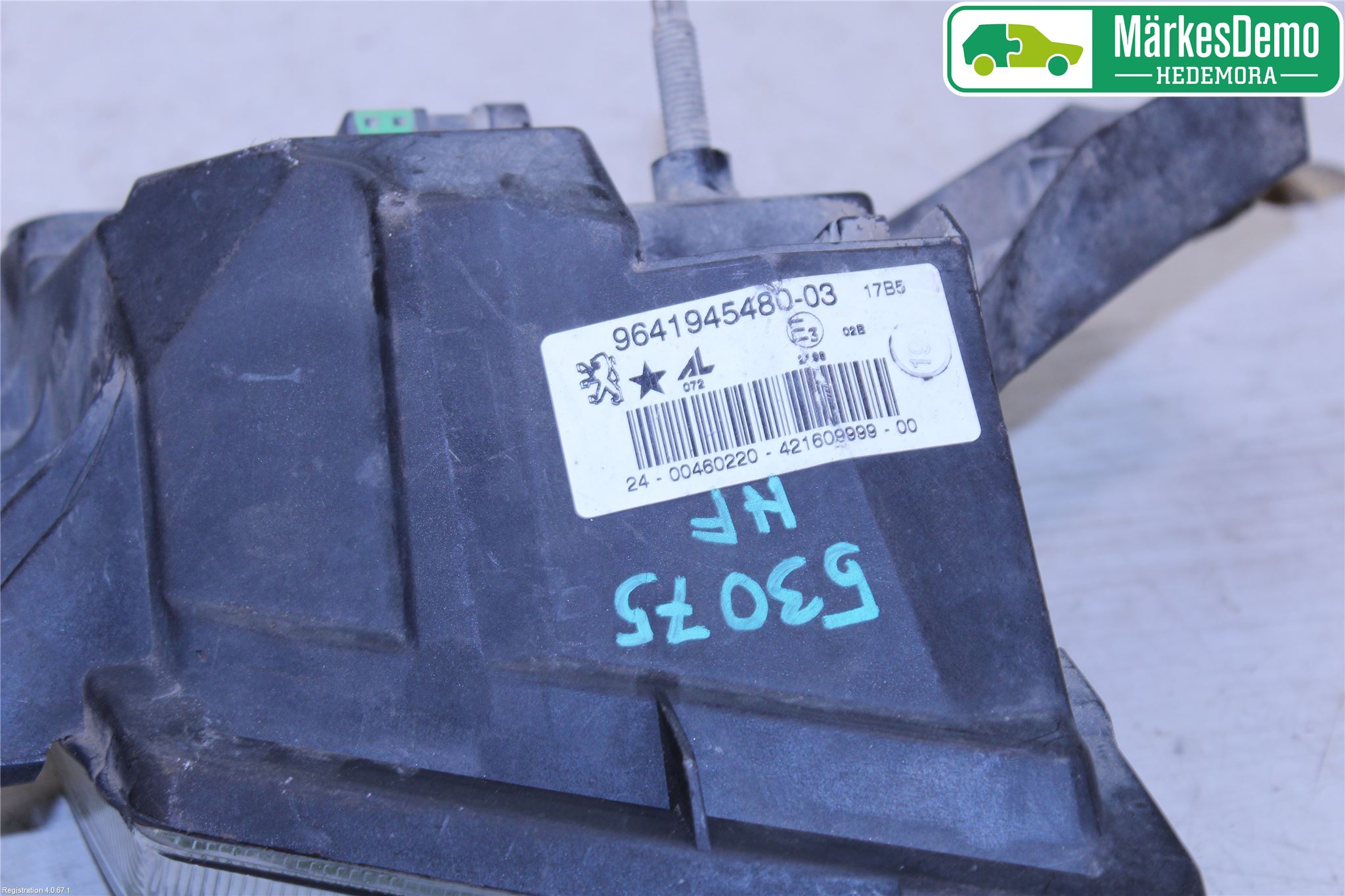 Peugeot 407 Dimljus-Varselljus Fram