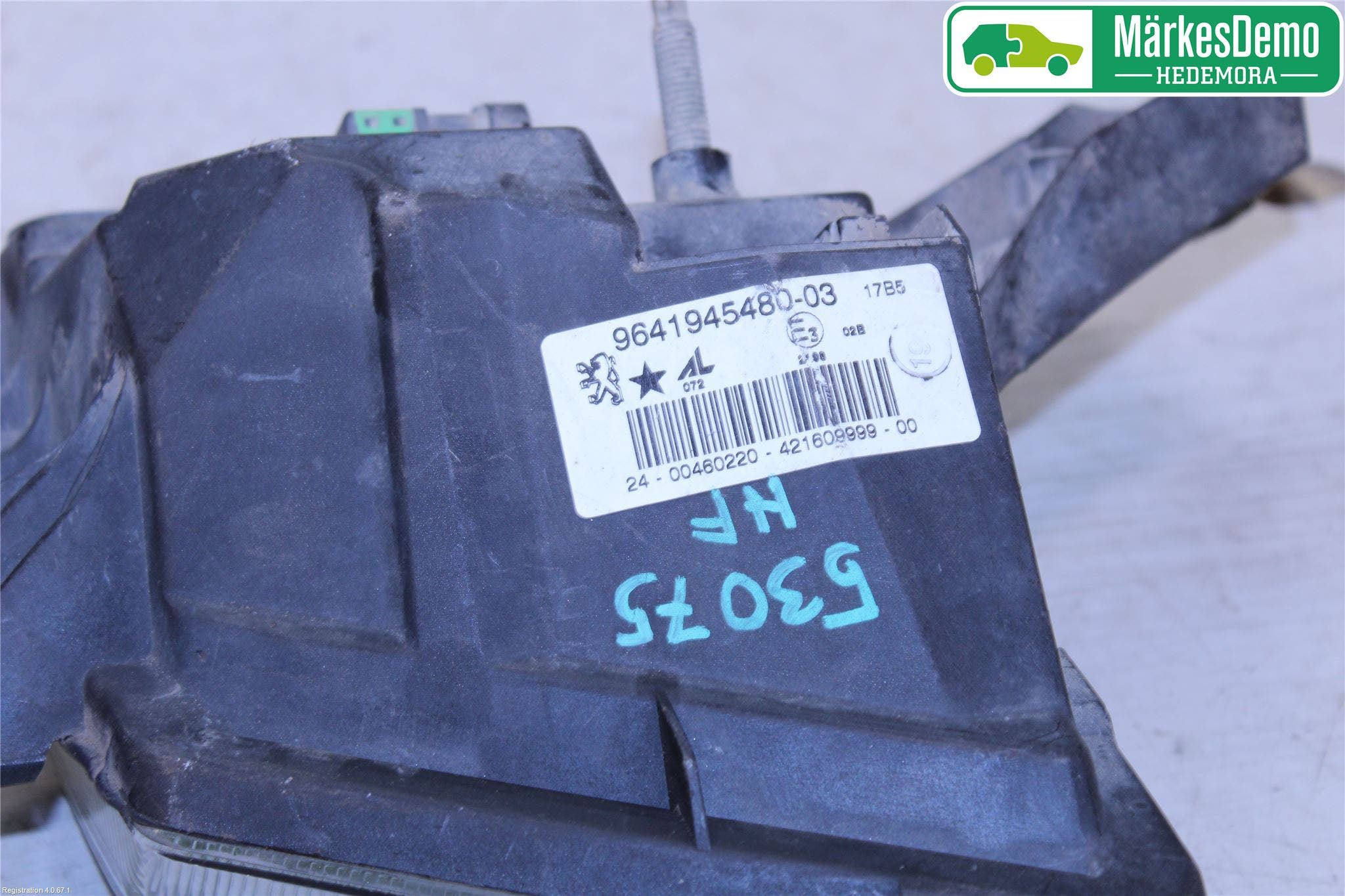 Peugeot 407 Dimljus-Varselljus Fram