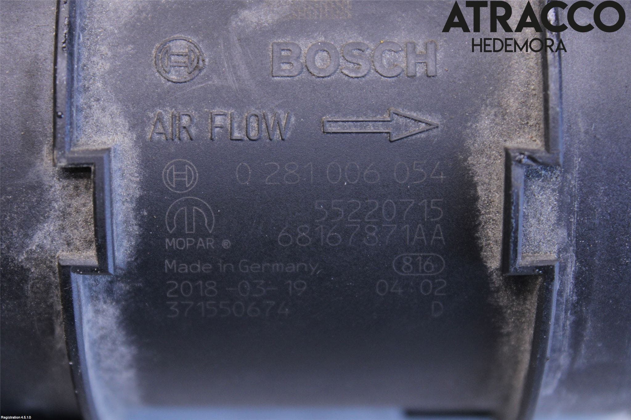 Opel COMBO D 12-18 Injluftmassamätare