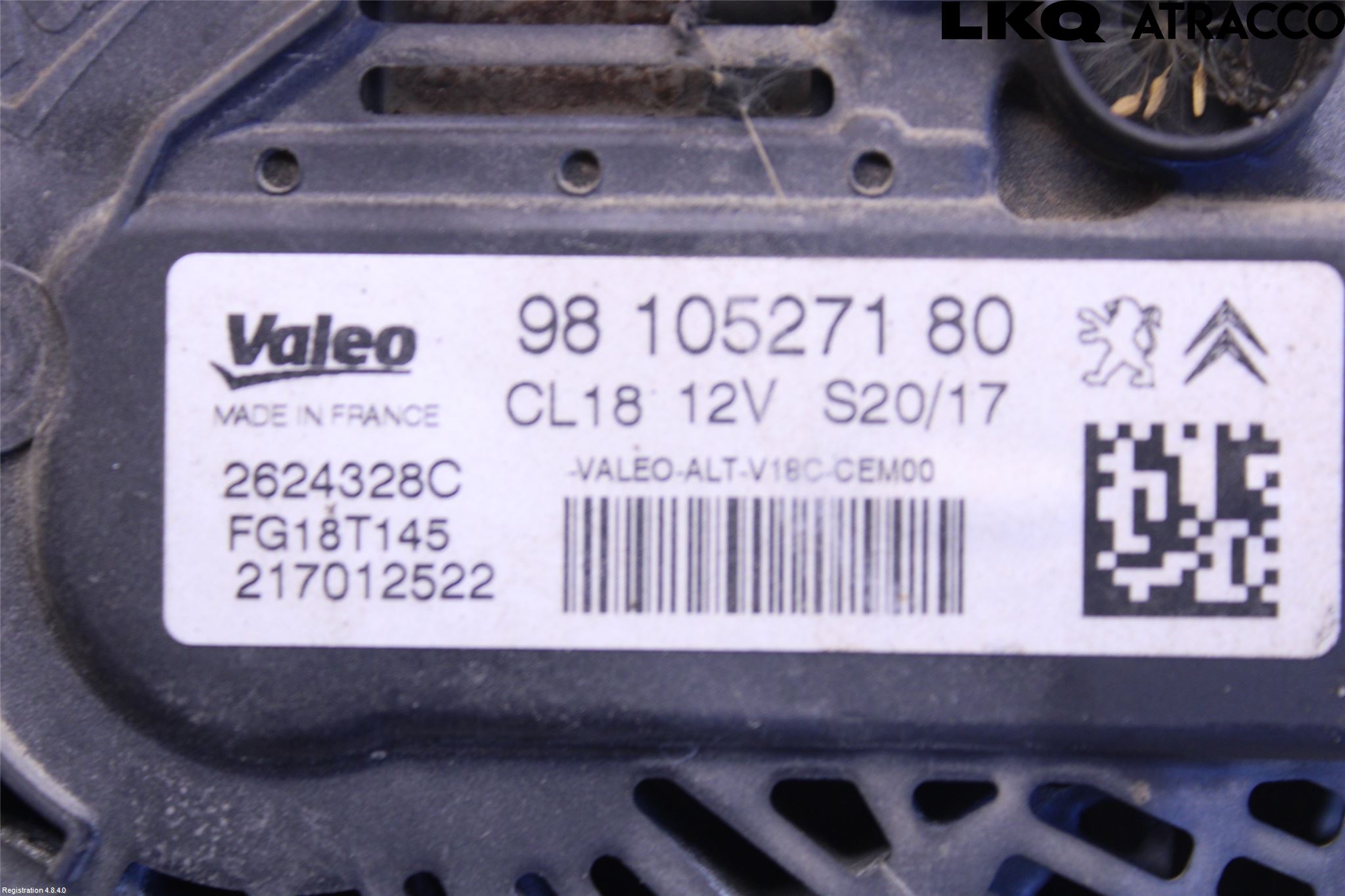 Citroen BERLINGO 08-18 Generator