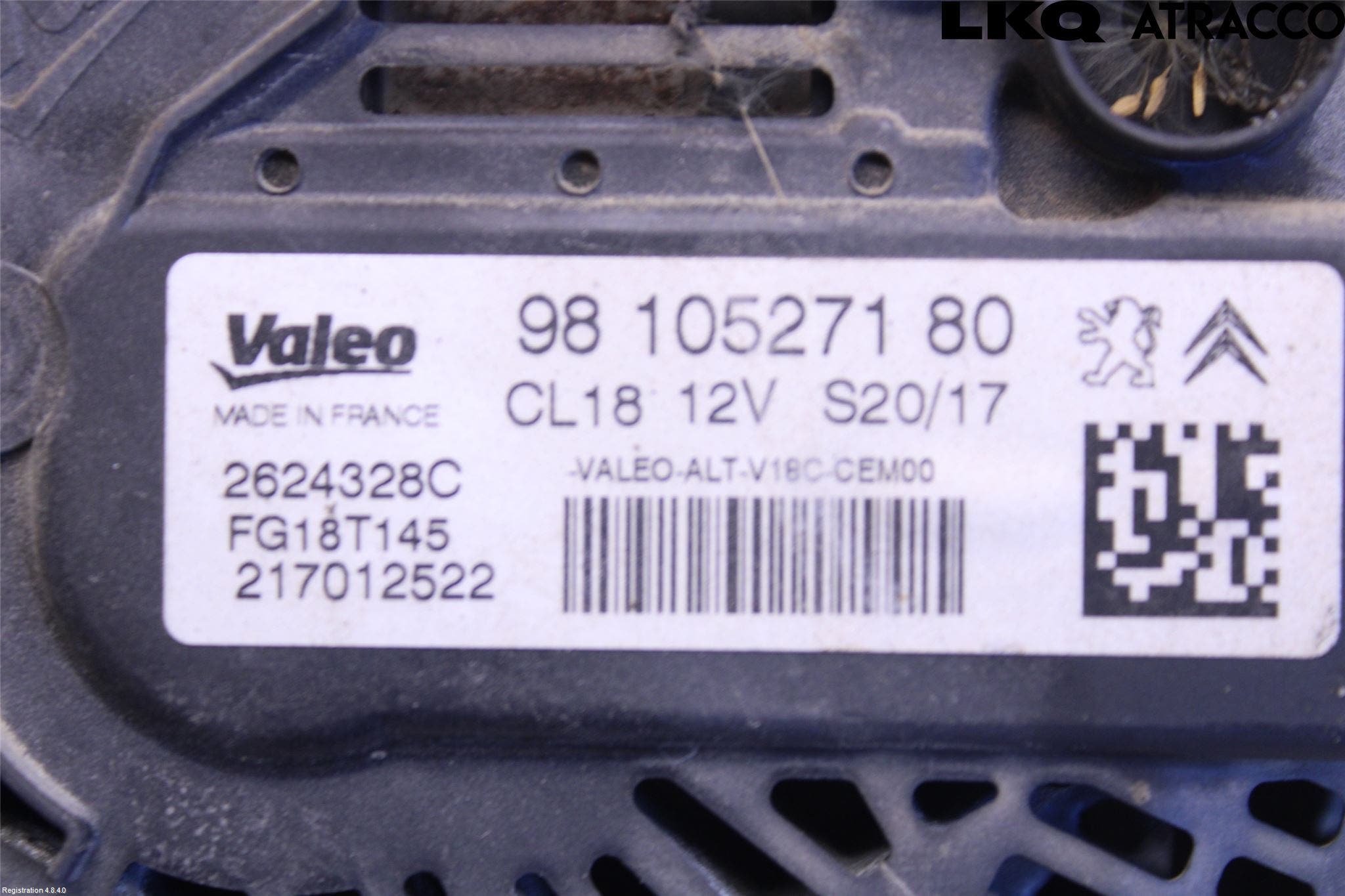 Citroen BERLINGO 08-18 Generator