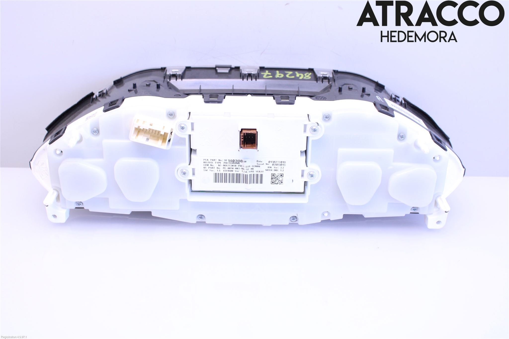 Peugeot 2008 13-20 Instrument Komb