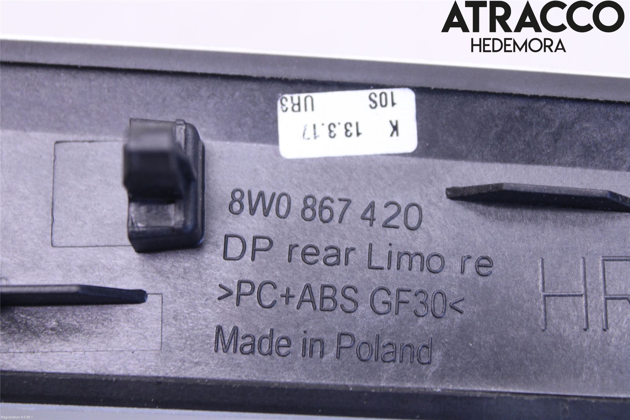 Audi A5 17- Dörr Dekorlist Bak Hö