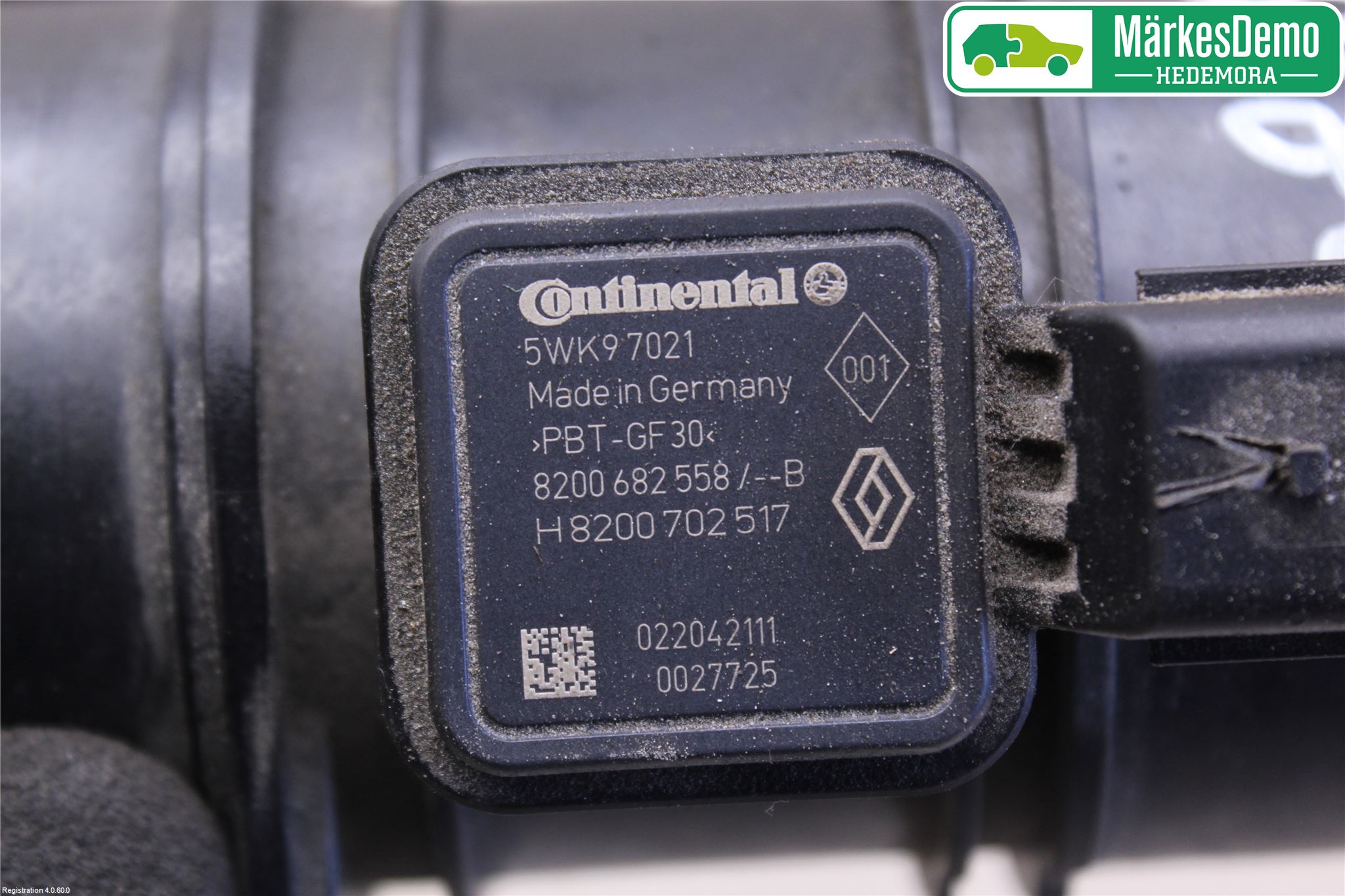 Nissan QASHQAI+2  10-14 Injluftmassamätare