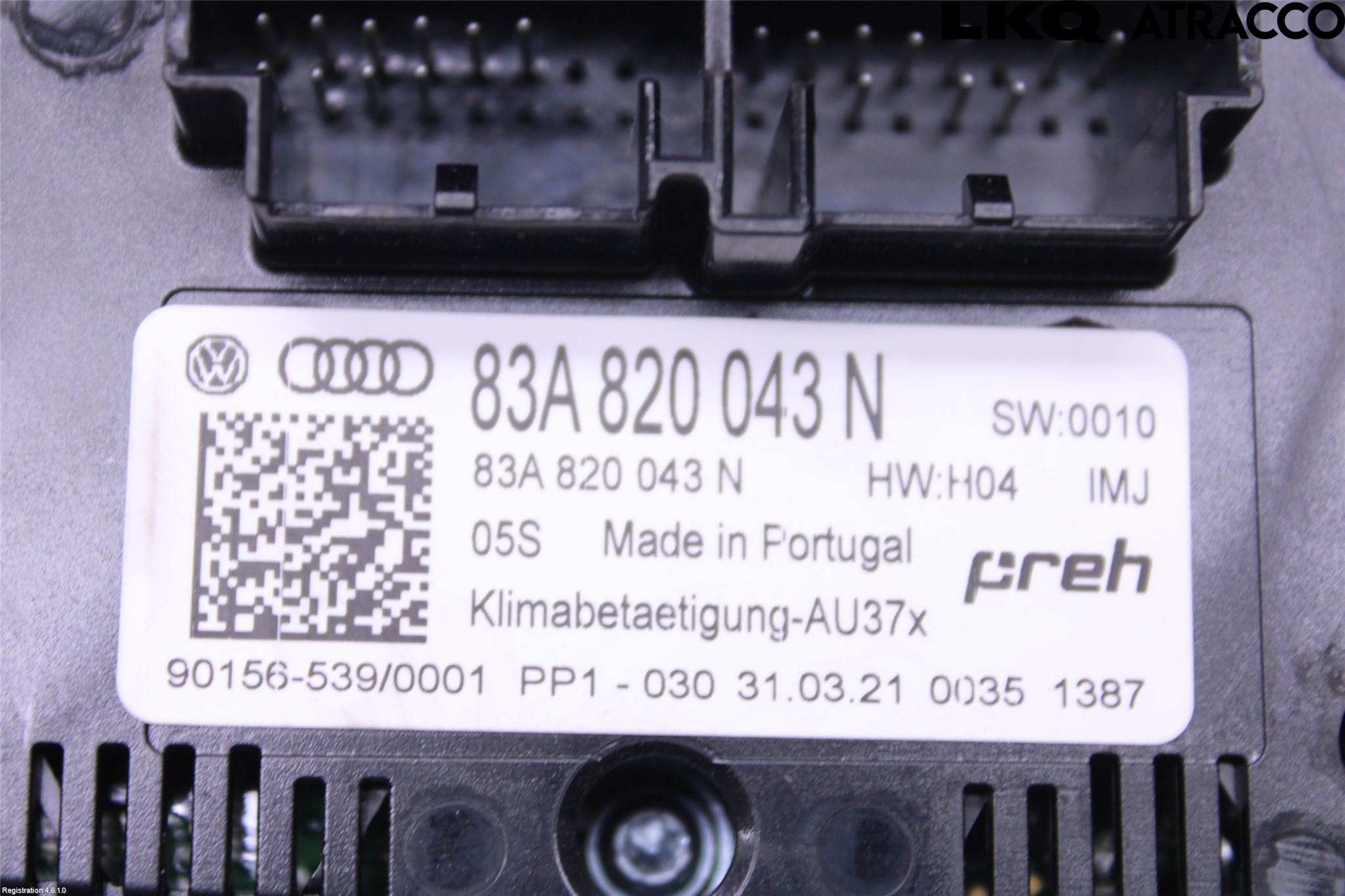 Audi Q3 F3 19- Ac Styrenhet Ac Manöveren