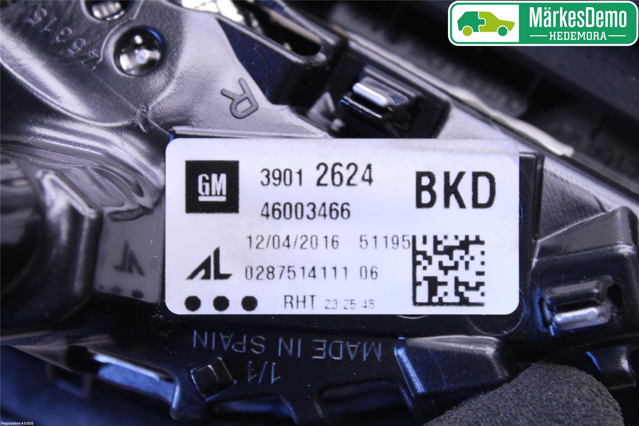 Opel CORSA E 15-19 Bakljus Lucka Hö