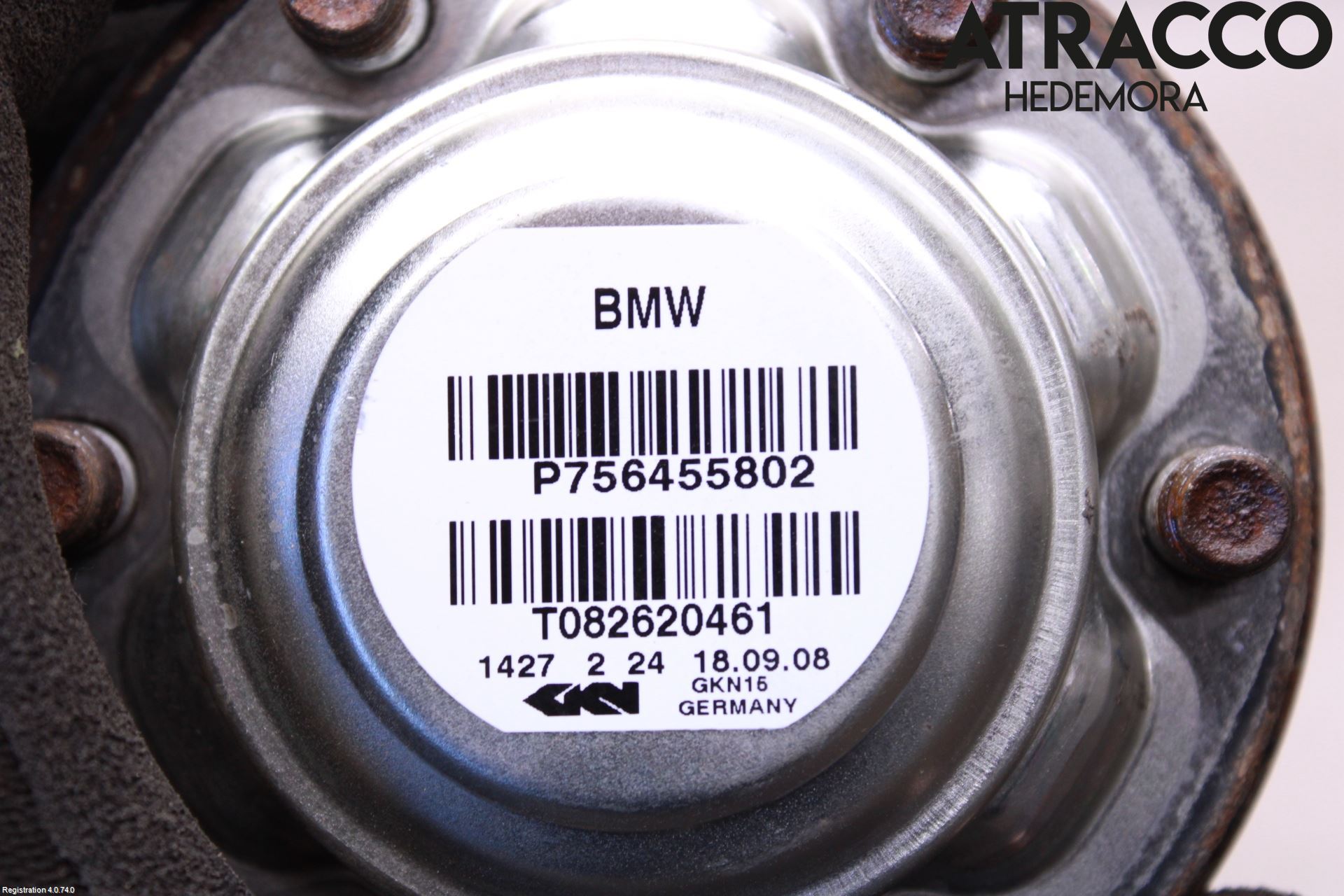 BMW X6 E71/E72   08-14 Drivaxel Bak Vänster