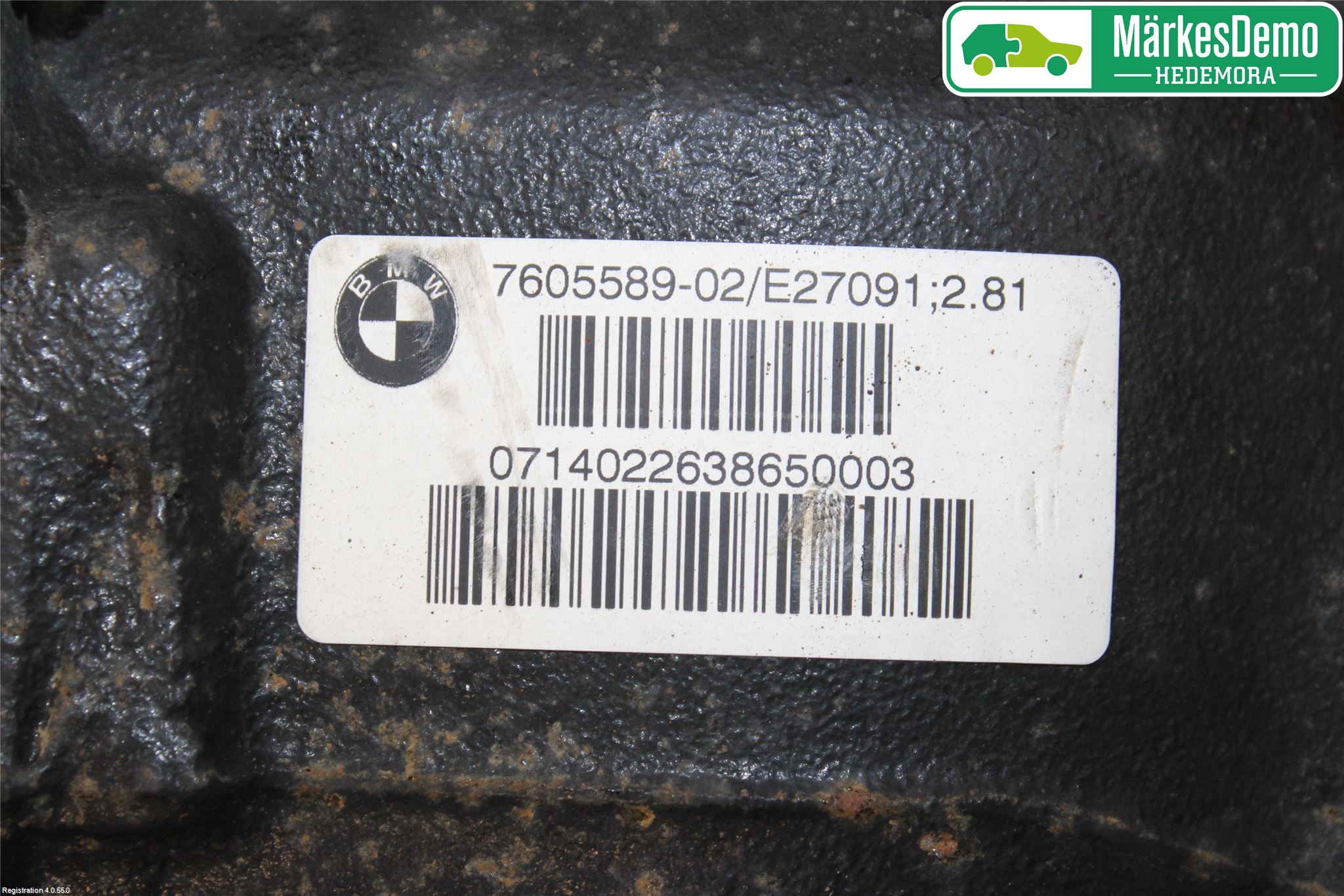 BMW 3 GT F34 13-19 Bakväxel-Diff