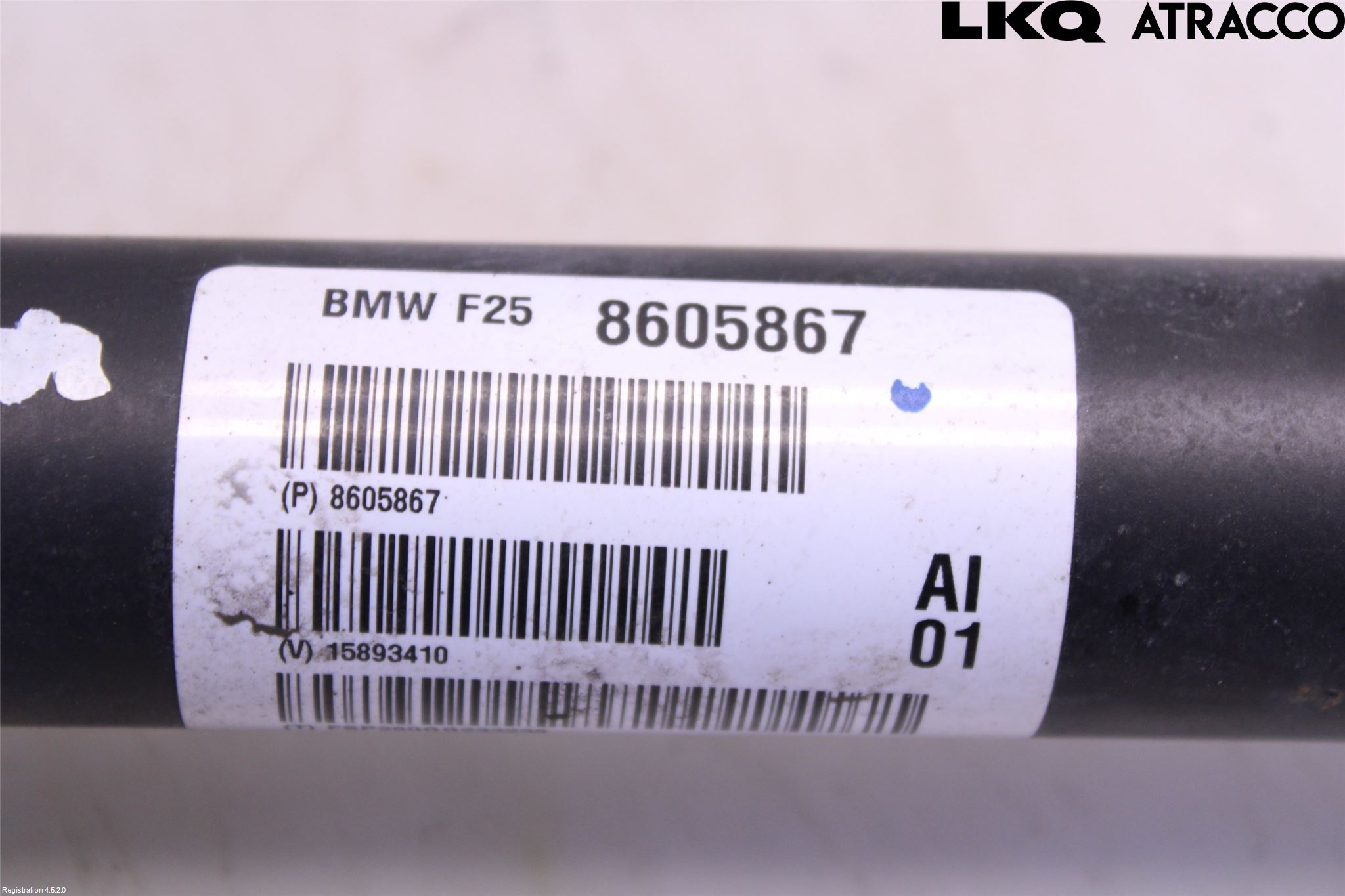BMW X3 F25 10-17 Mellanaxel Främre 4Wd