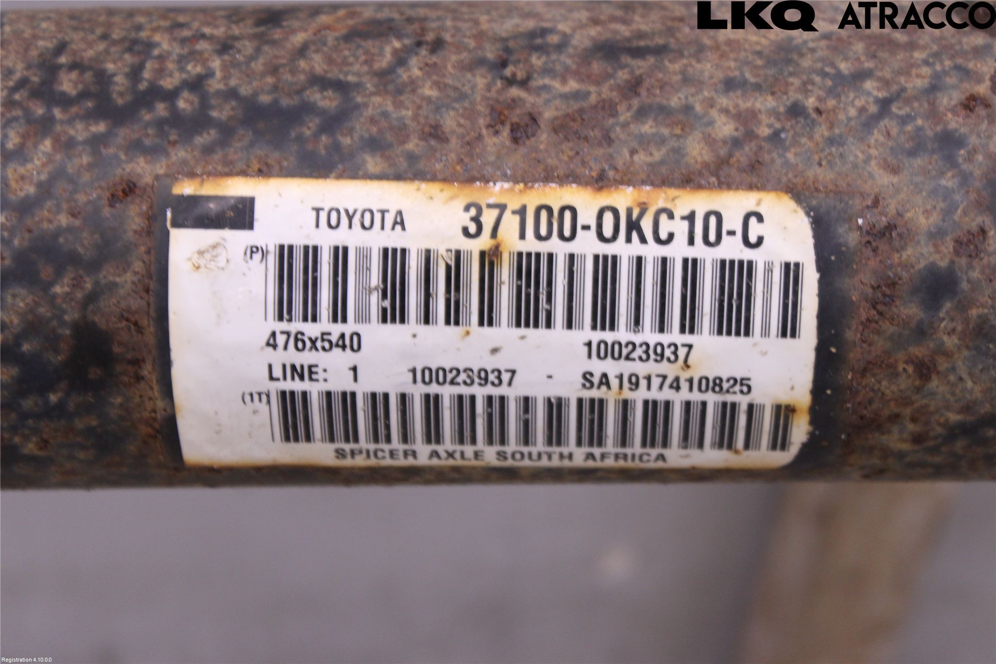Toyota HILUX 16- Mellanaxel Komp