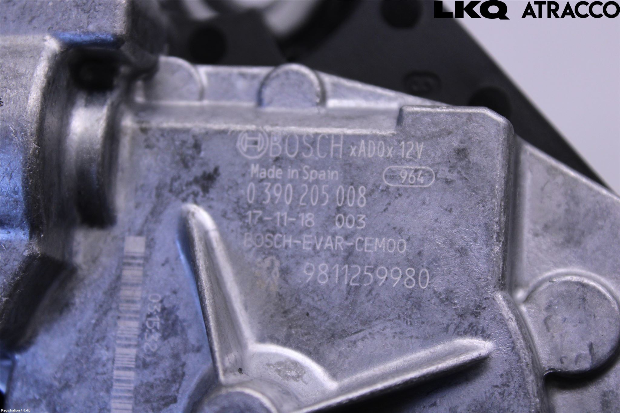 Citroen COTROEN C3 17-24 Torkarmotor Baklucka