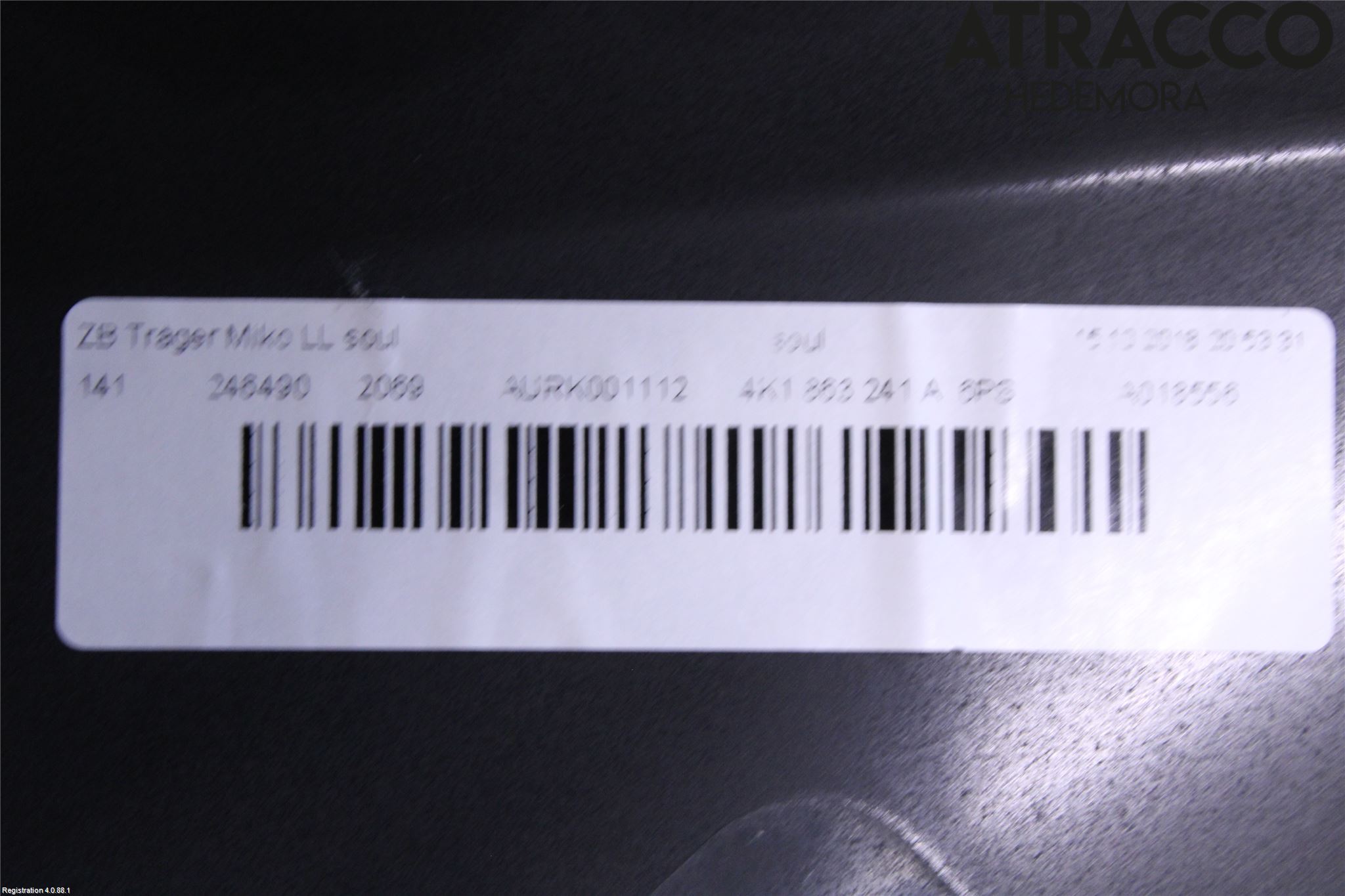 Audi A6 F2/C8 19- Inr Tunnelfack