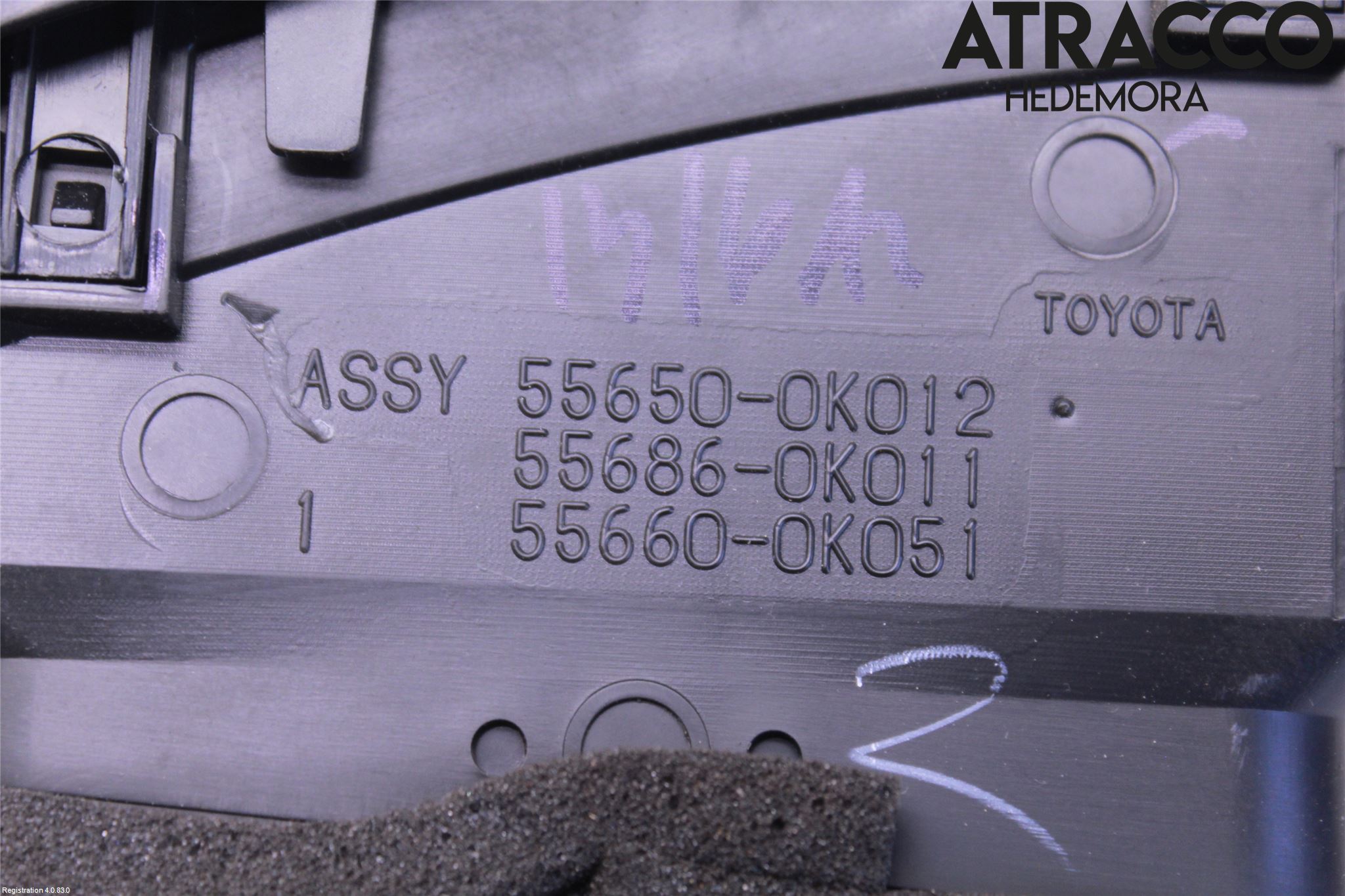 Toyota HILUX 05-16 Defrosterkanal-Munstycke