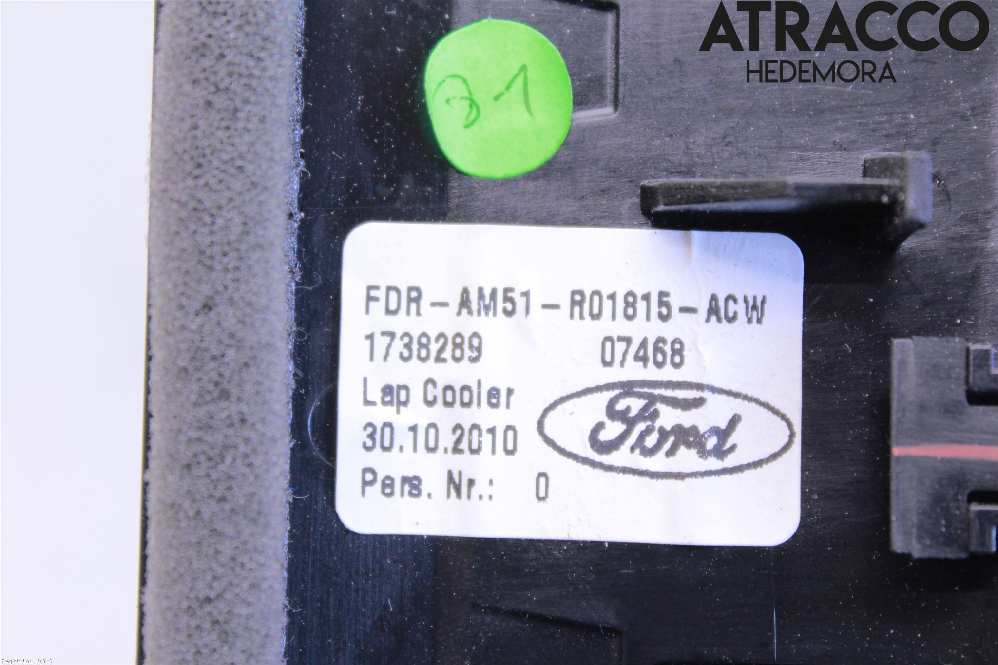 Ford GRAND C-MAX  11-14 Defrosterkanal-Munstycke