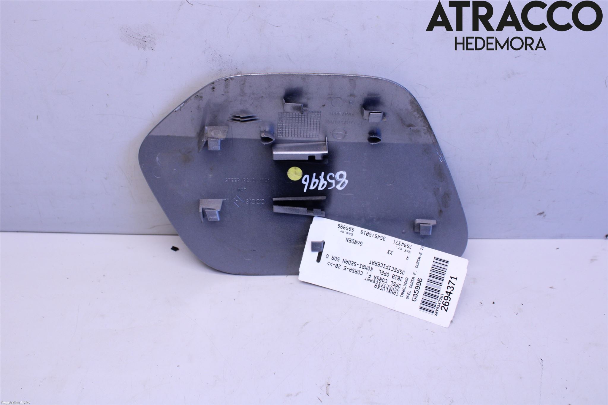 Opel CORSA F, CORSA-E 20- Tanklucka