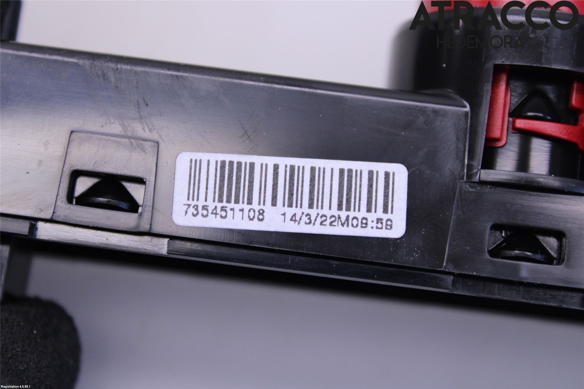 Fiat 500e 20- Strömställare Varnings