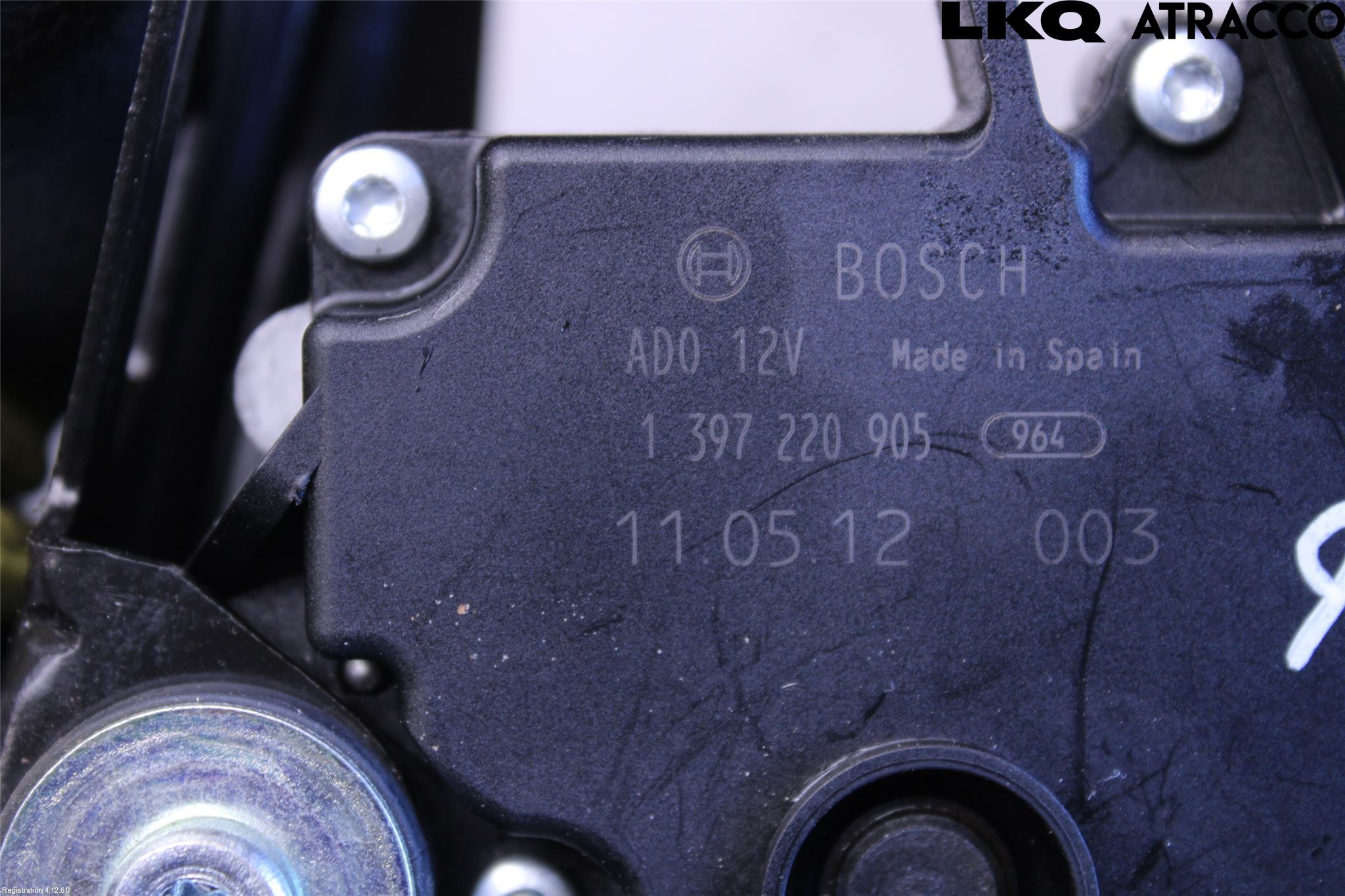 BMW 3 E90/91 SED/TOU 05-12 Torkarmotor Baklucka