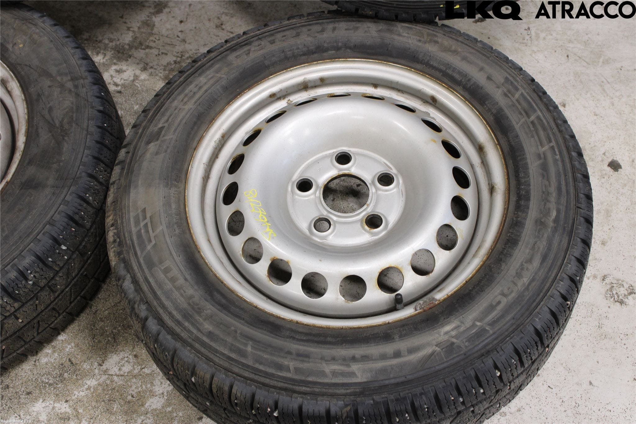 Volkswagen VW TRANSP/CARAVELLE (T6) 16-22 Vinterdäck Plåtfälg 4St