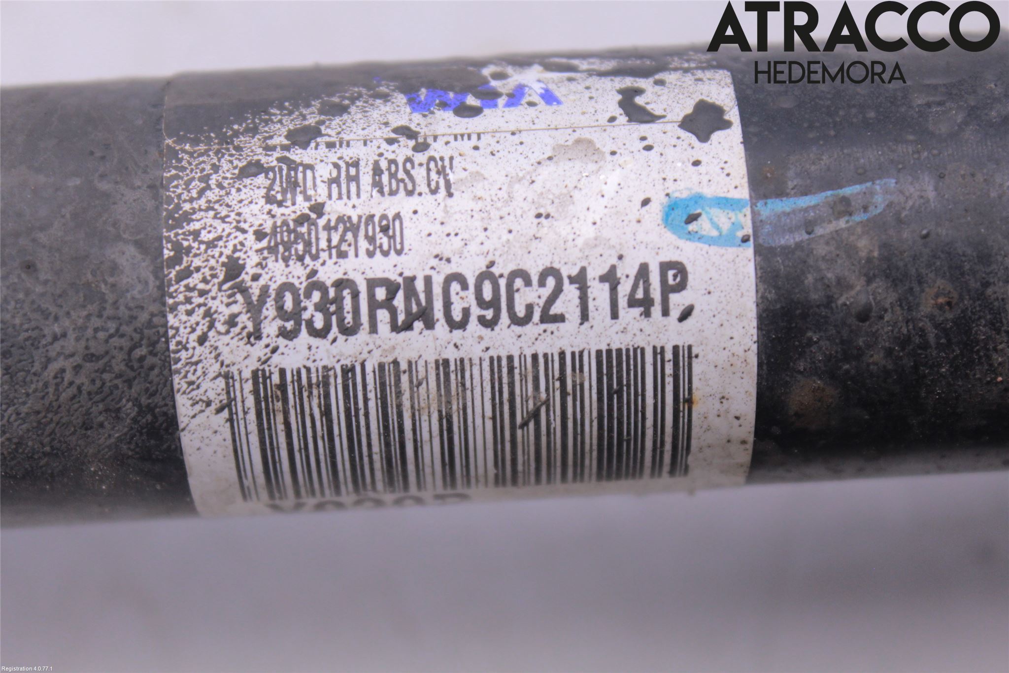 Kia SPORTAGE (SL) 11-15 Drivaxel Fram Höger