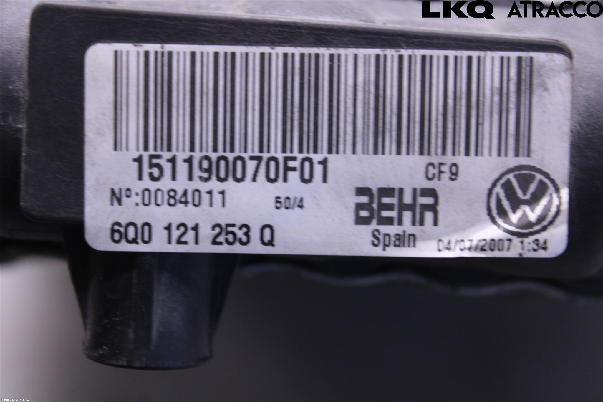 Skoda FABIA 07-14 Kylare Man