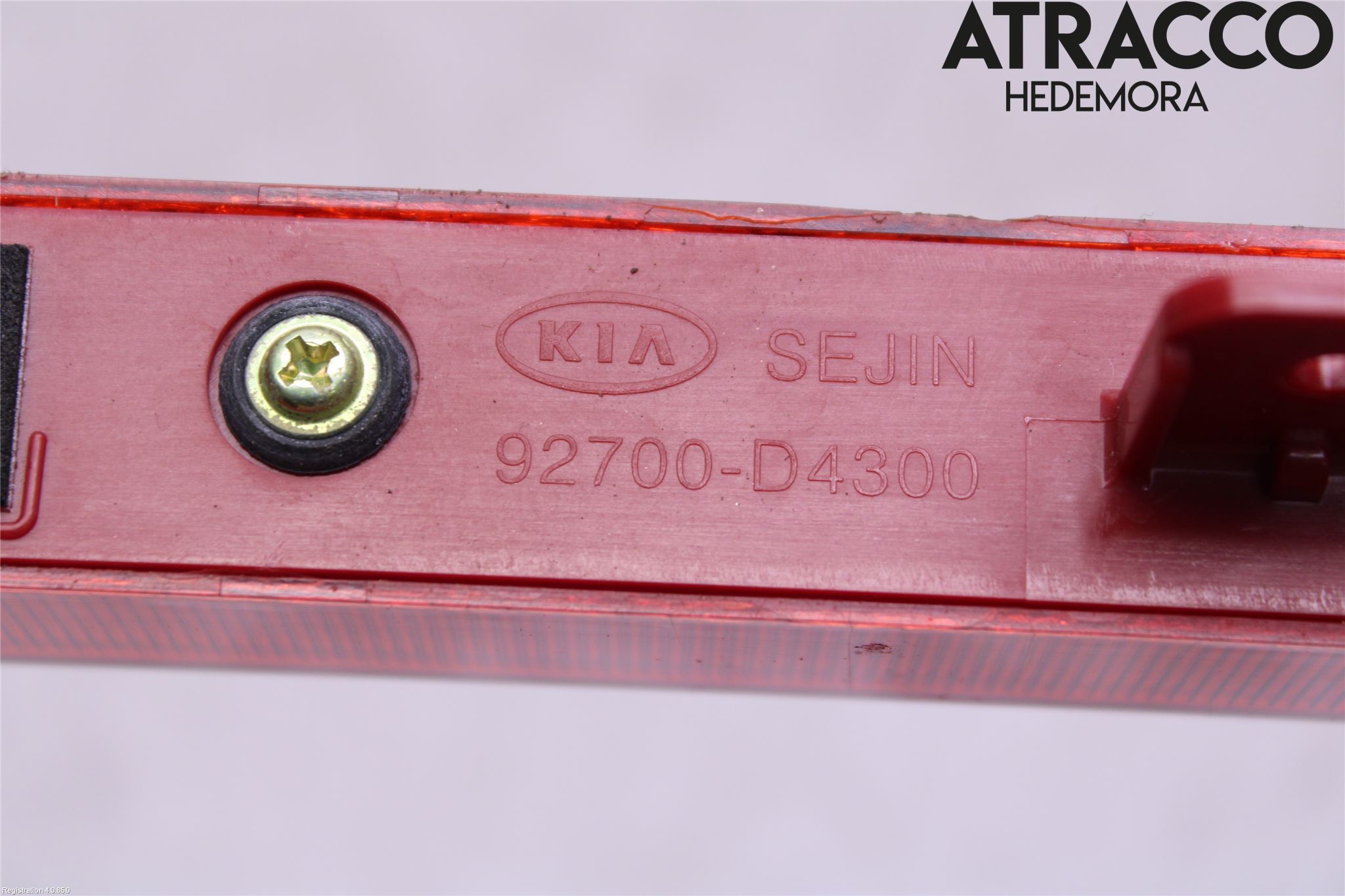 Kia OPTIMA 16-20 Bromsljus Bakruta