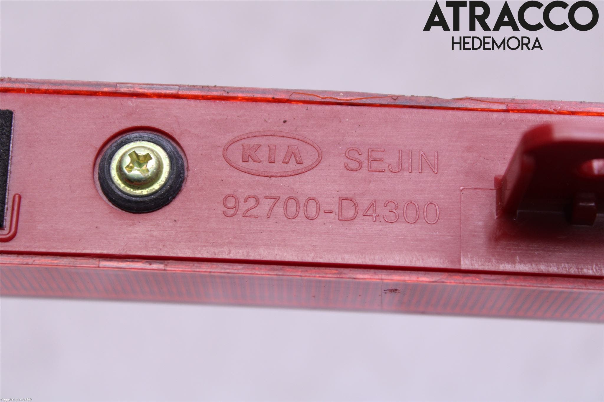 Kia OPTIMA 16-20 Bromsljus Bakruta