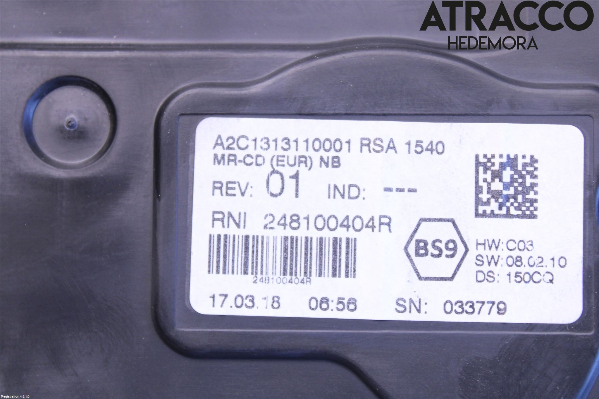 Renault TALISMAN 16-20 Instrument Komb