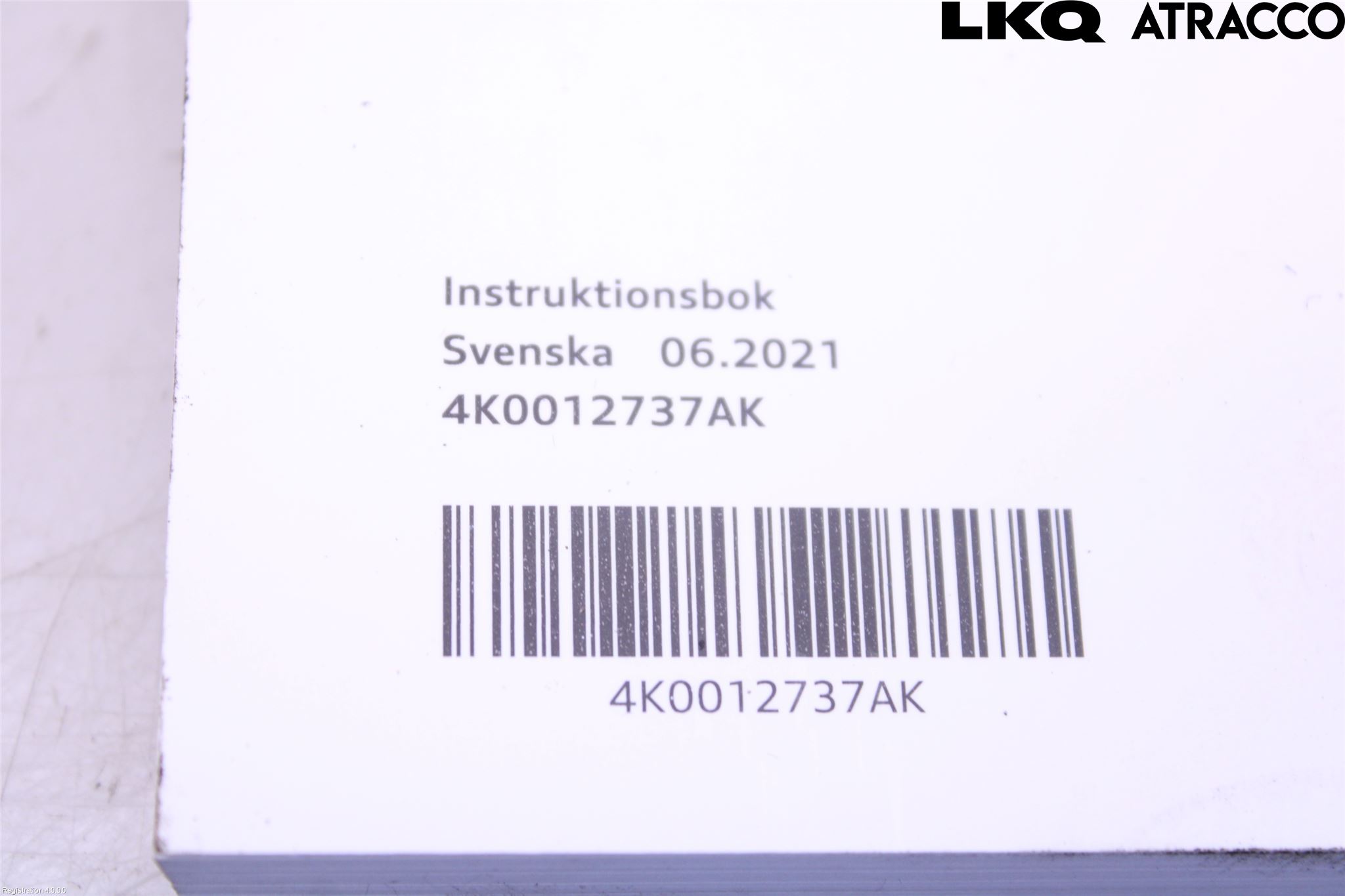 Audi A6 F2/C8 19- Instruktionsbok